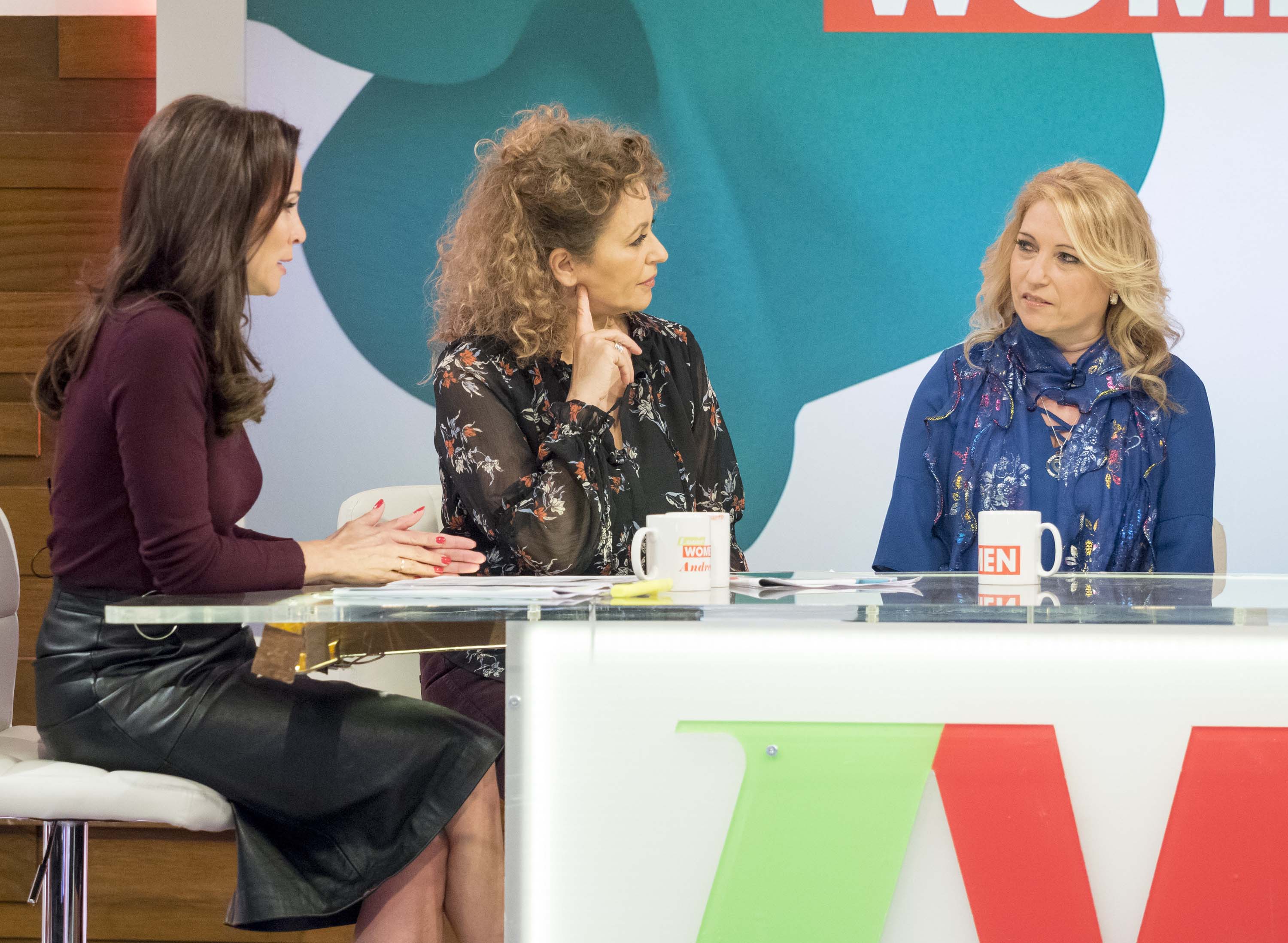 Andrea McLean attends Loose Women TV Show