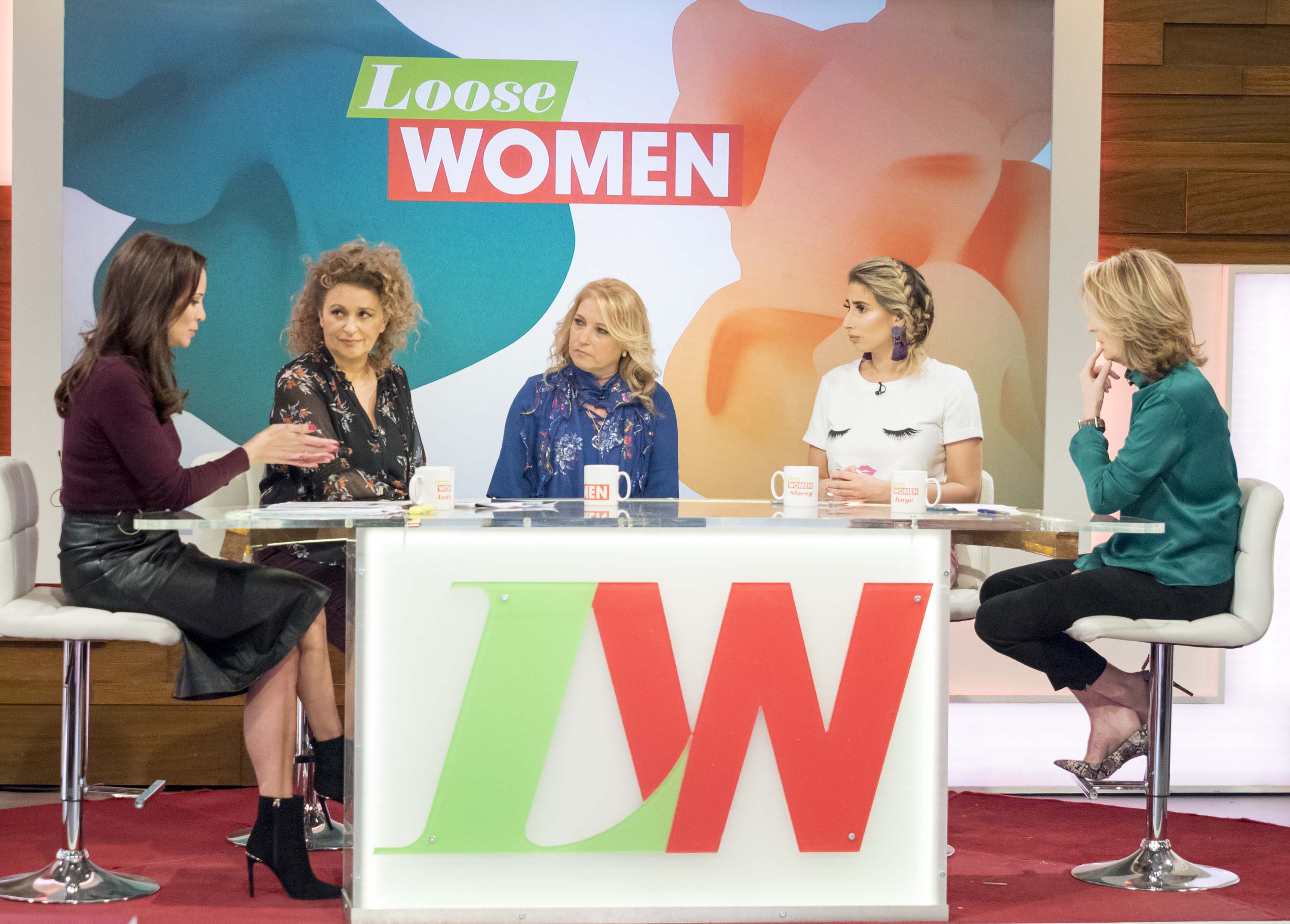 Andrea McLean attends Loose Women TV Show