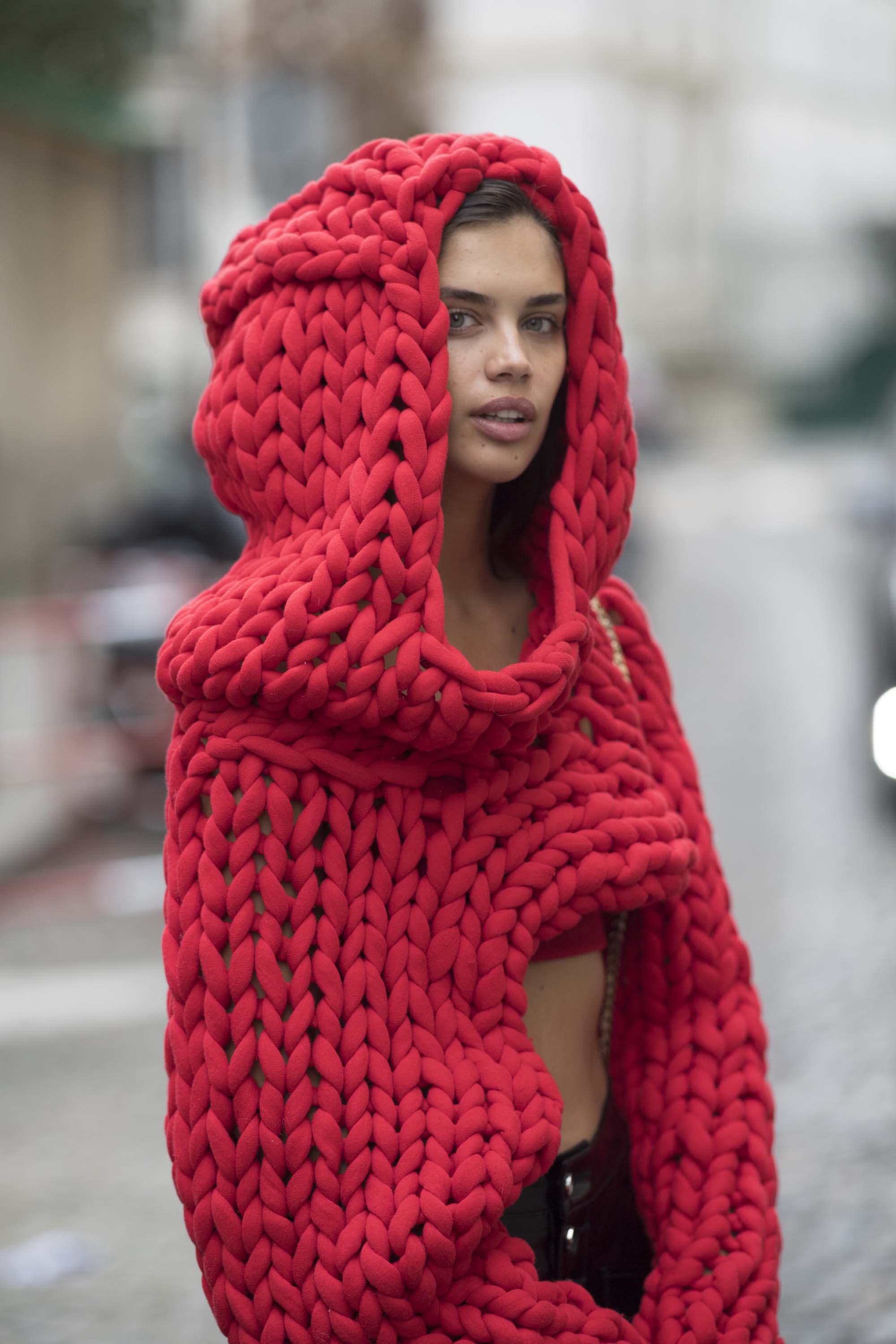 Sara Sampaio Street Style in Paris