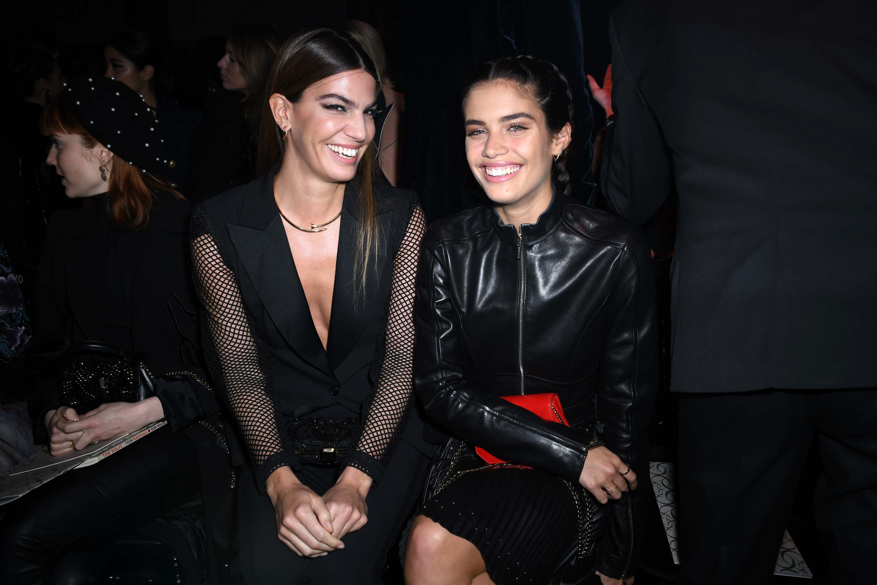 Sara Sampaio attends Elie Saab Haute Couture Spring Summer