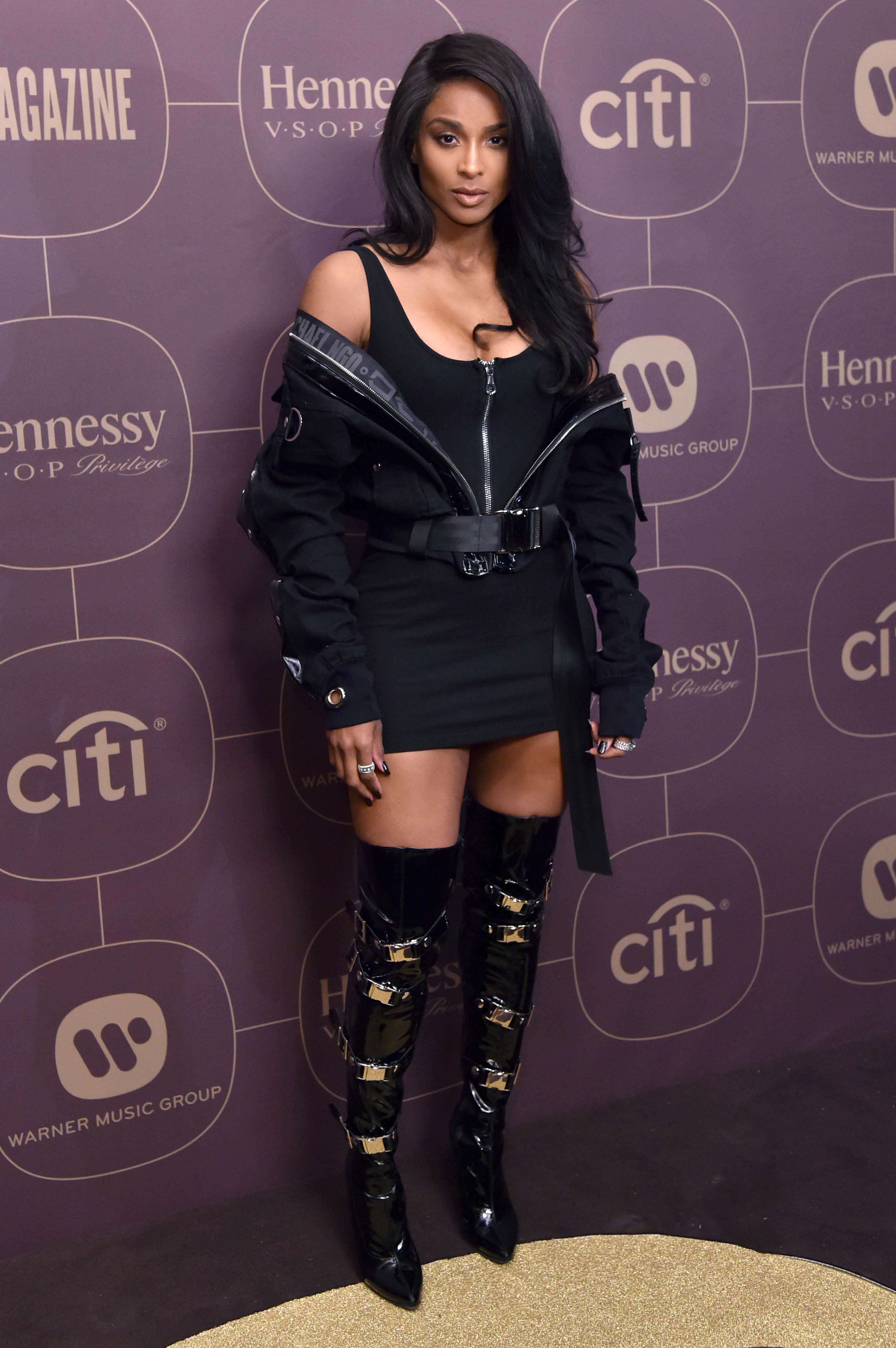 Ciara attends Warner Music PreGrammy Party