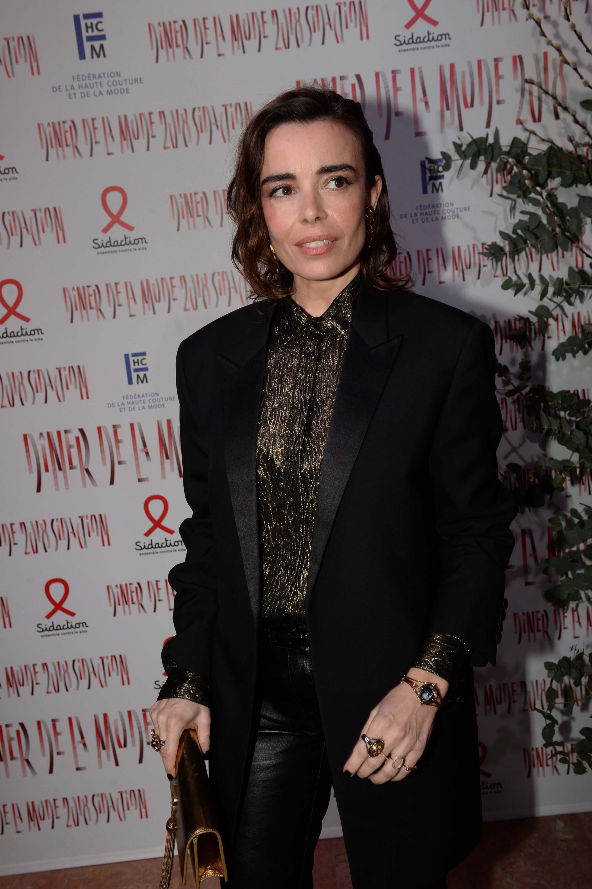 Elodie Bouchez attends 16th Sidaction as part of Paris Fashion Week