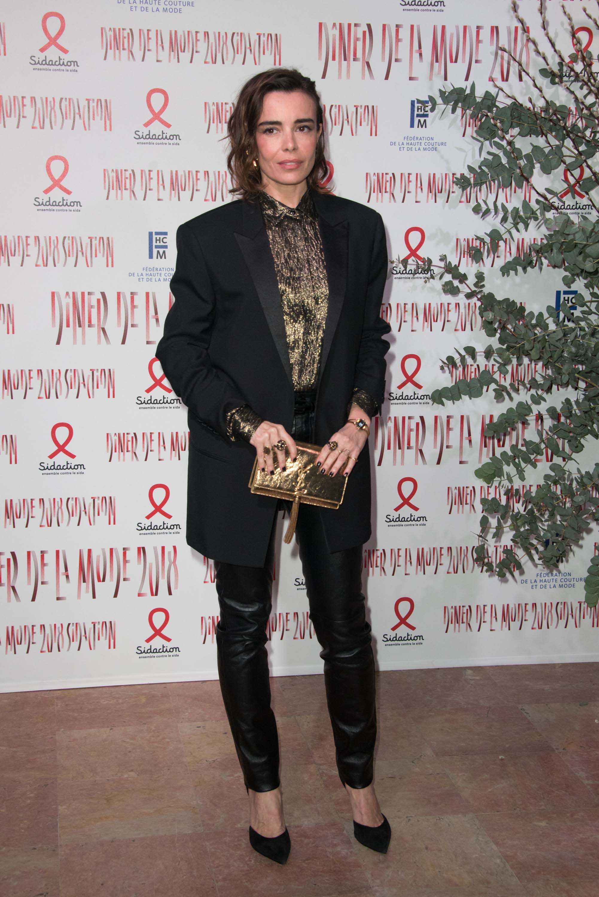 Elodie Bouchez attends 16th Sidaction as part of Paris Fashion Week