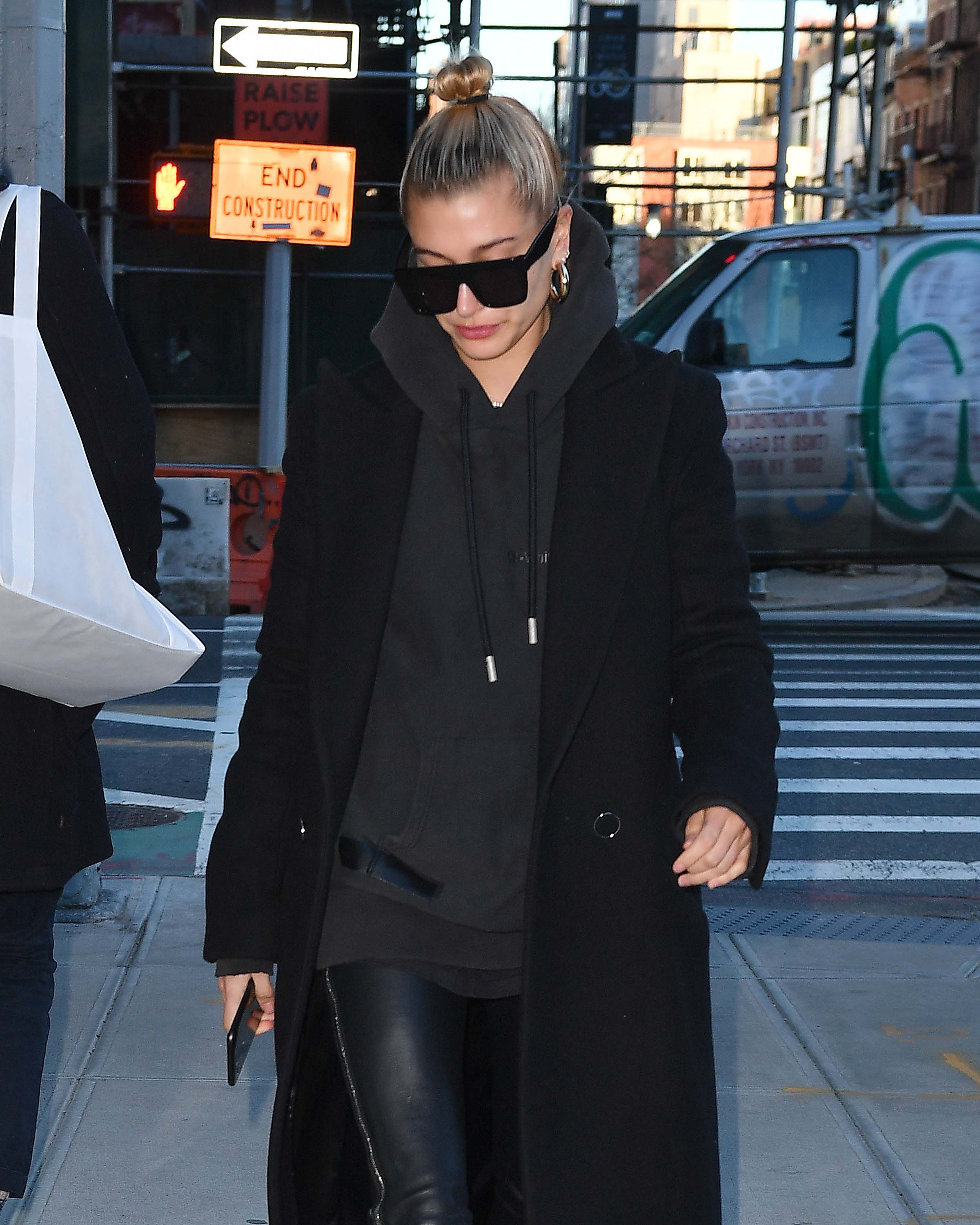 Hailey Baldwin out in NYC