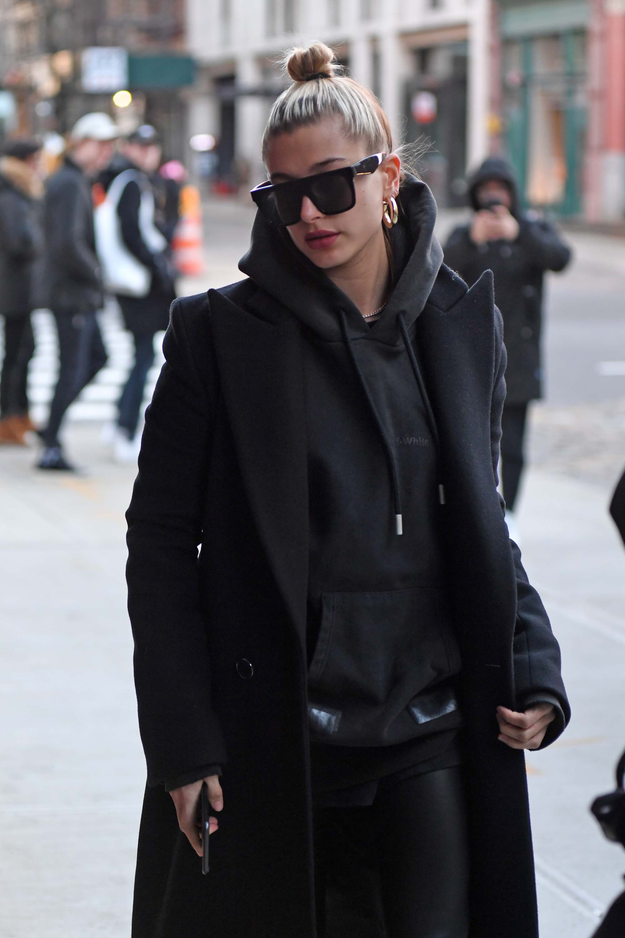 Hailey Baldwin out in NYC