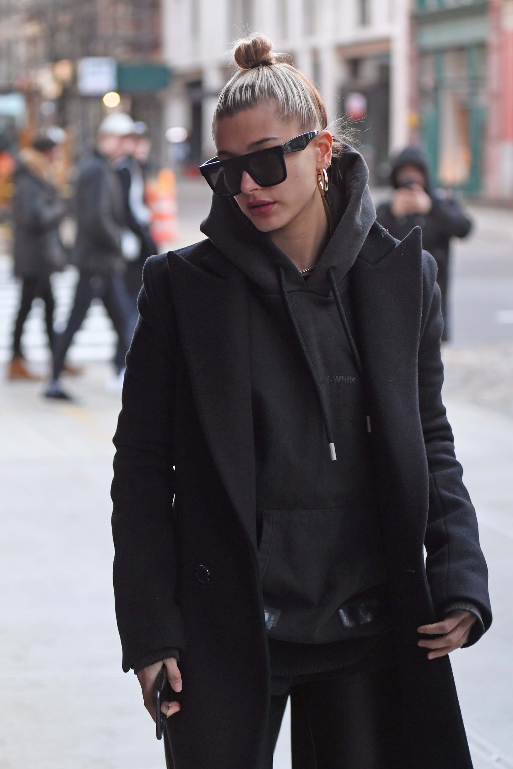 Hailey Baldwin out in NYC