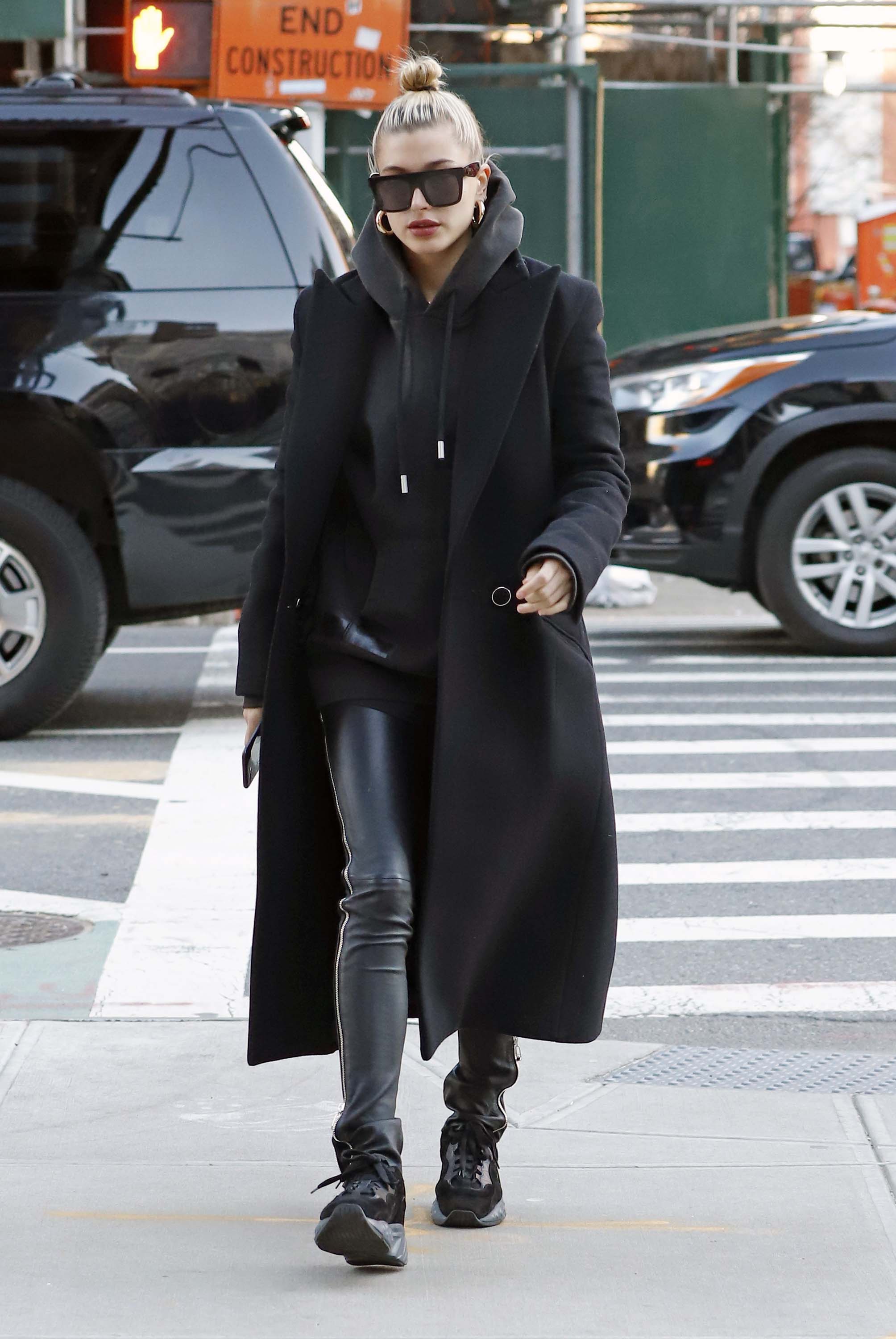 Hailey Baldwin out in NYC