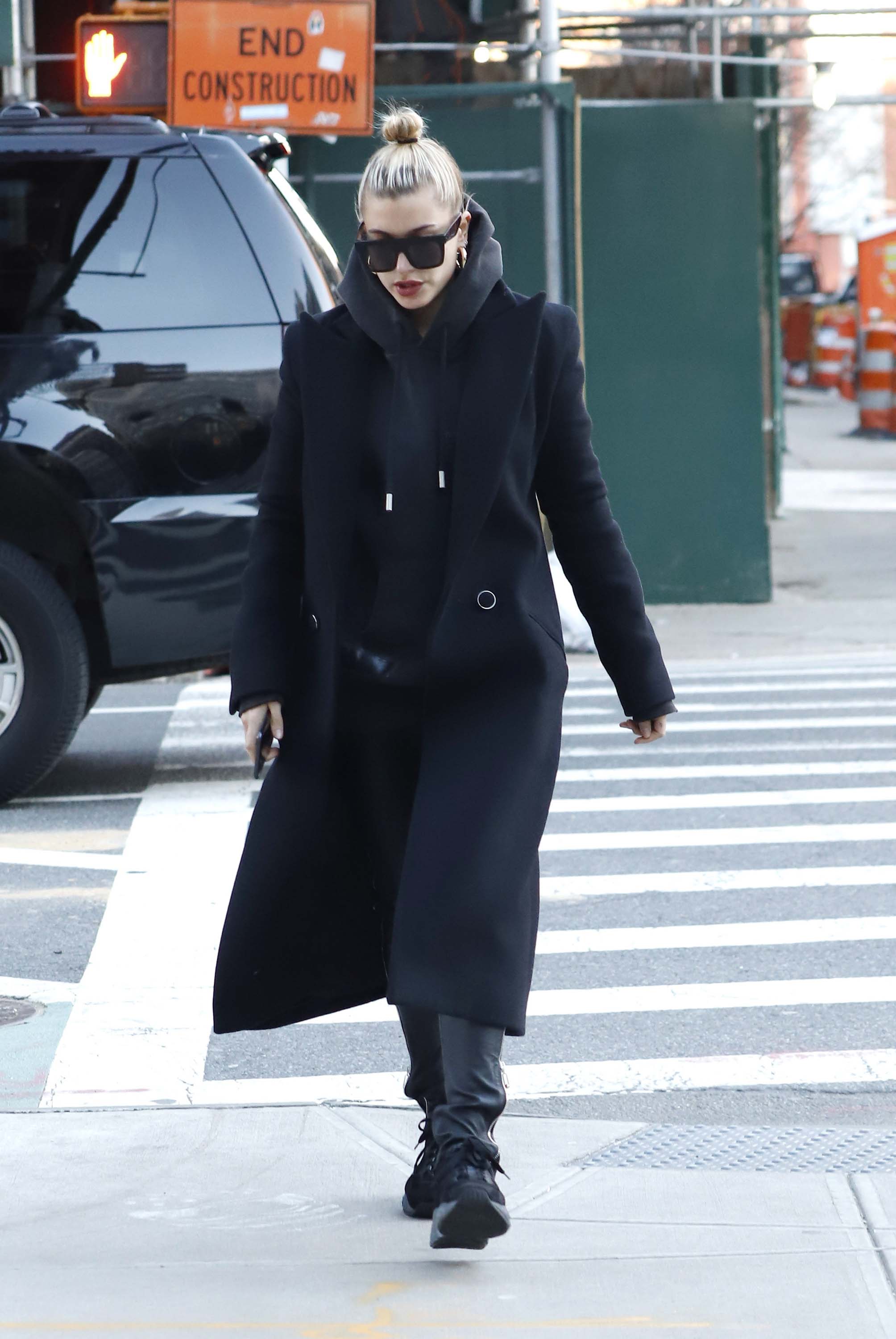 Hailey Baldwin out in NYC