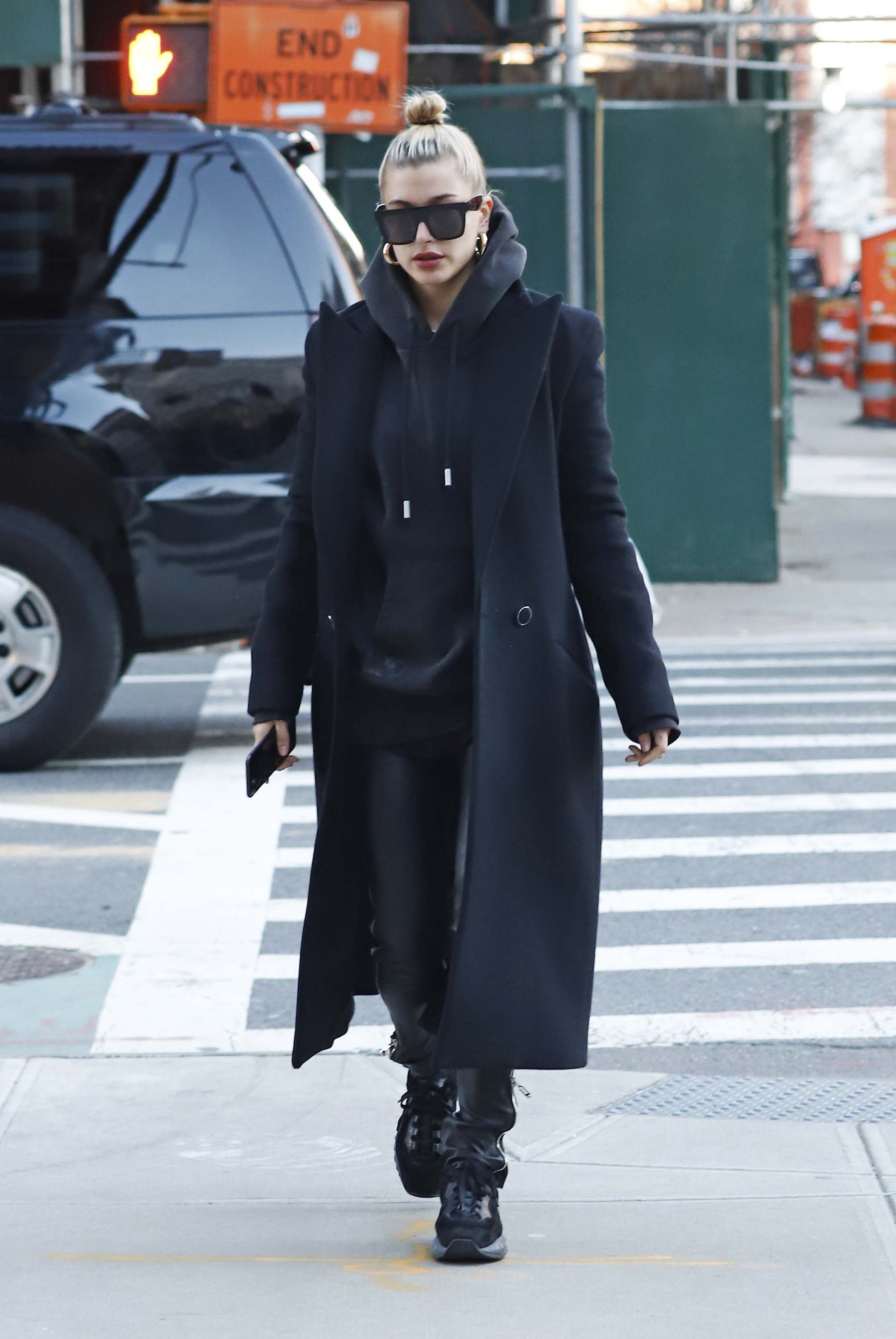 Hailey Baldwin out in NYC