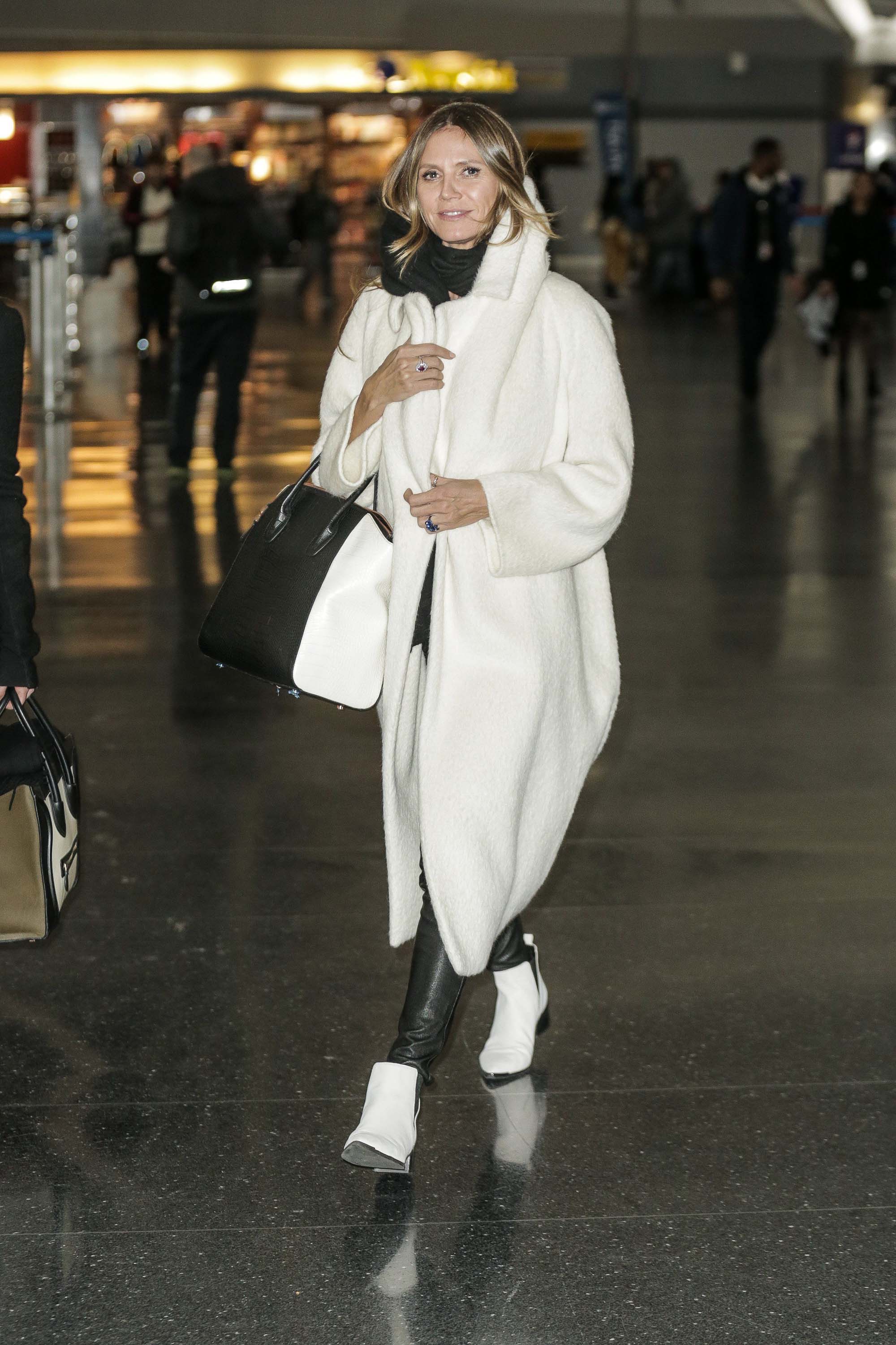 Heidi Klum departs from LAX