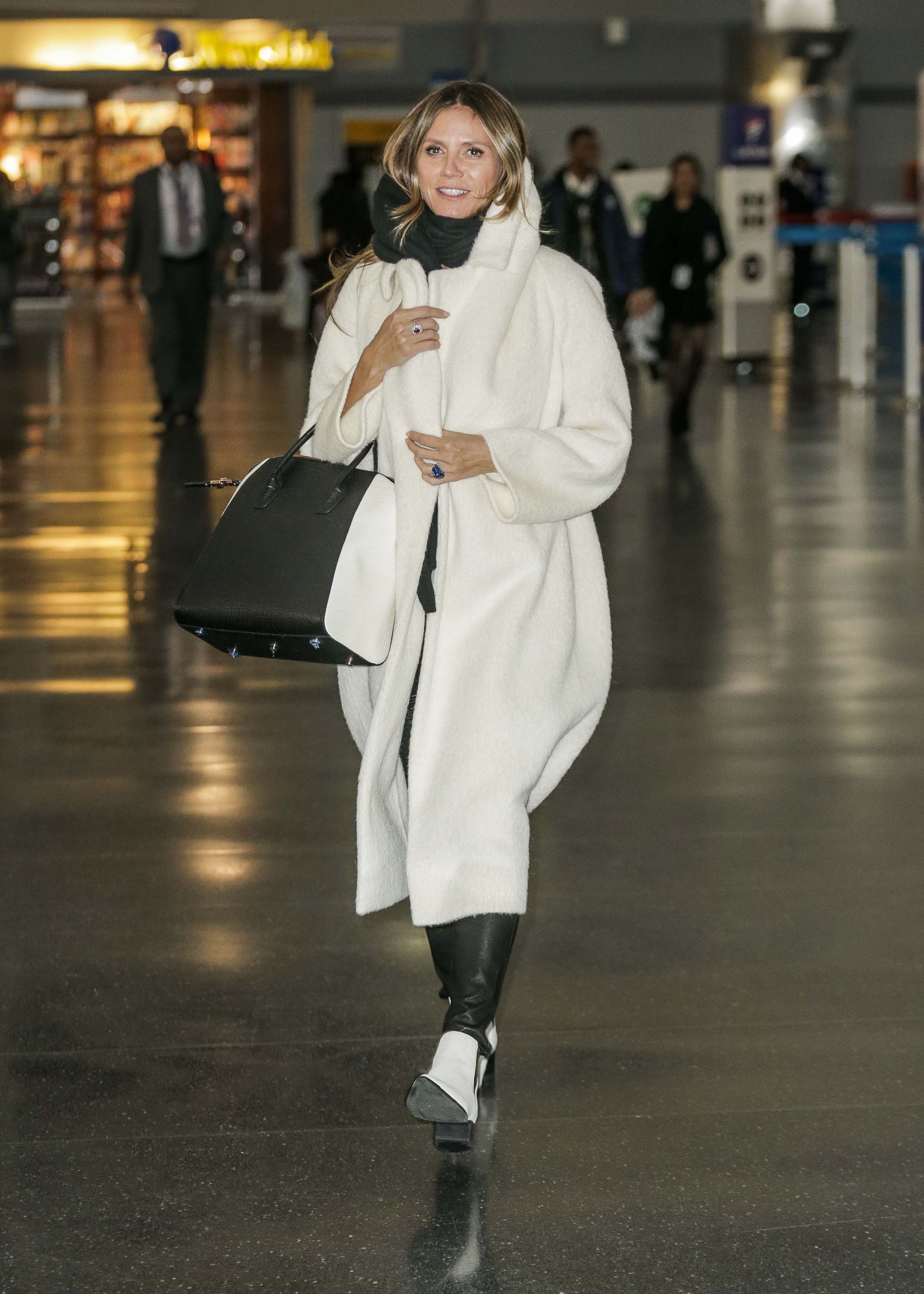 Heidi Klum departs from LAX