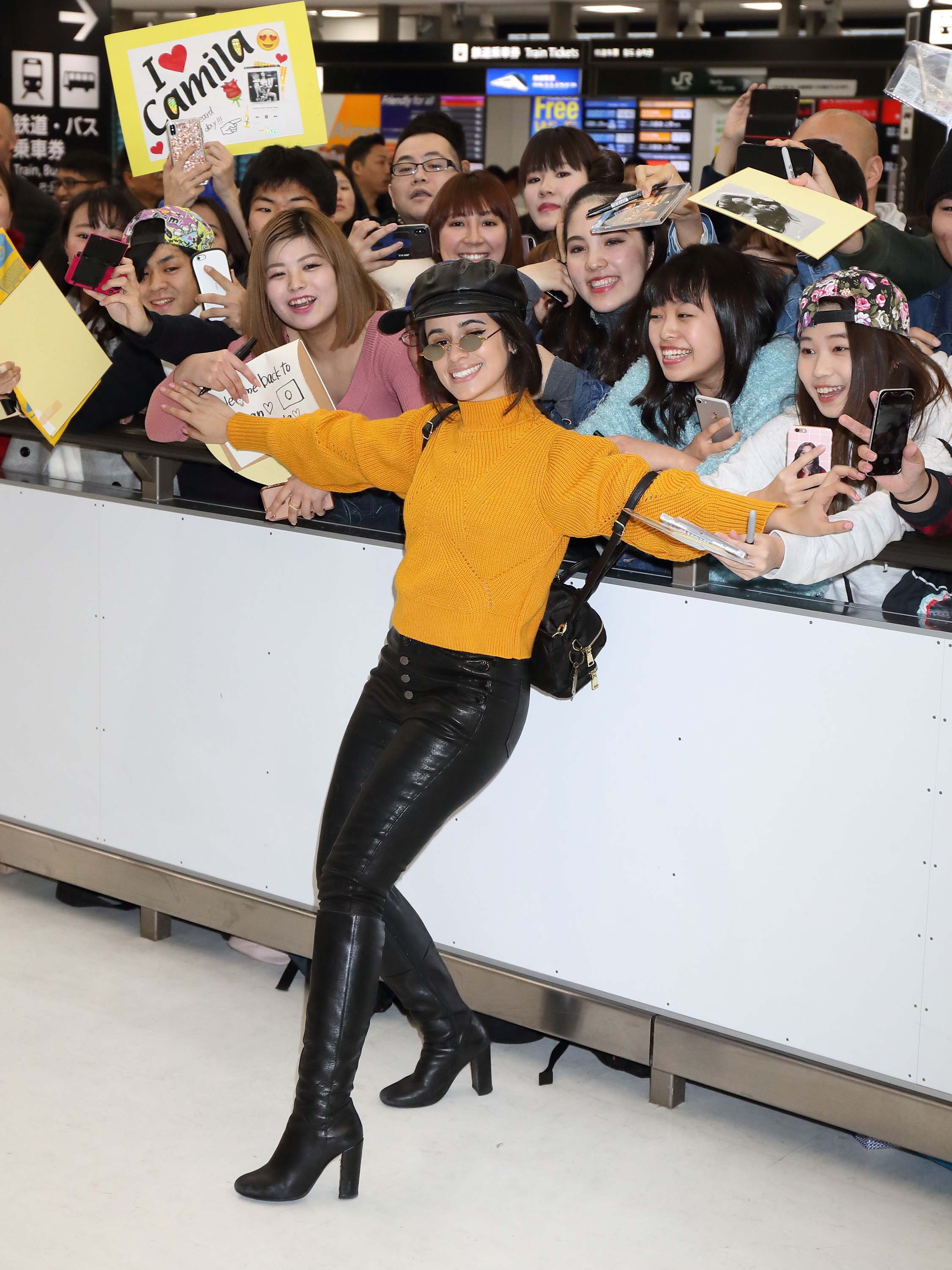Camila Cabello at Narita International Airport