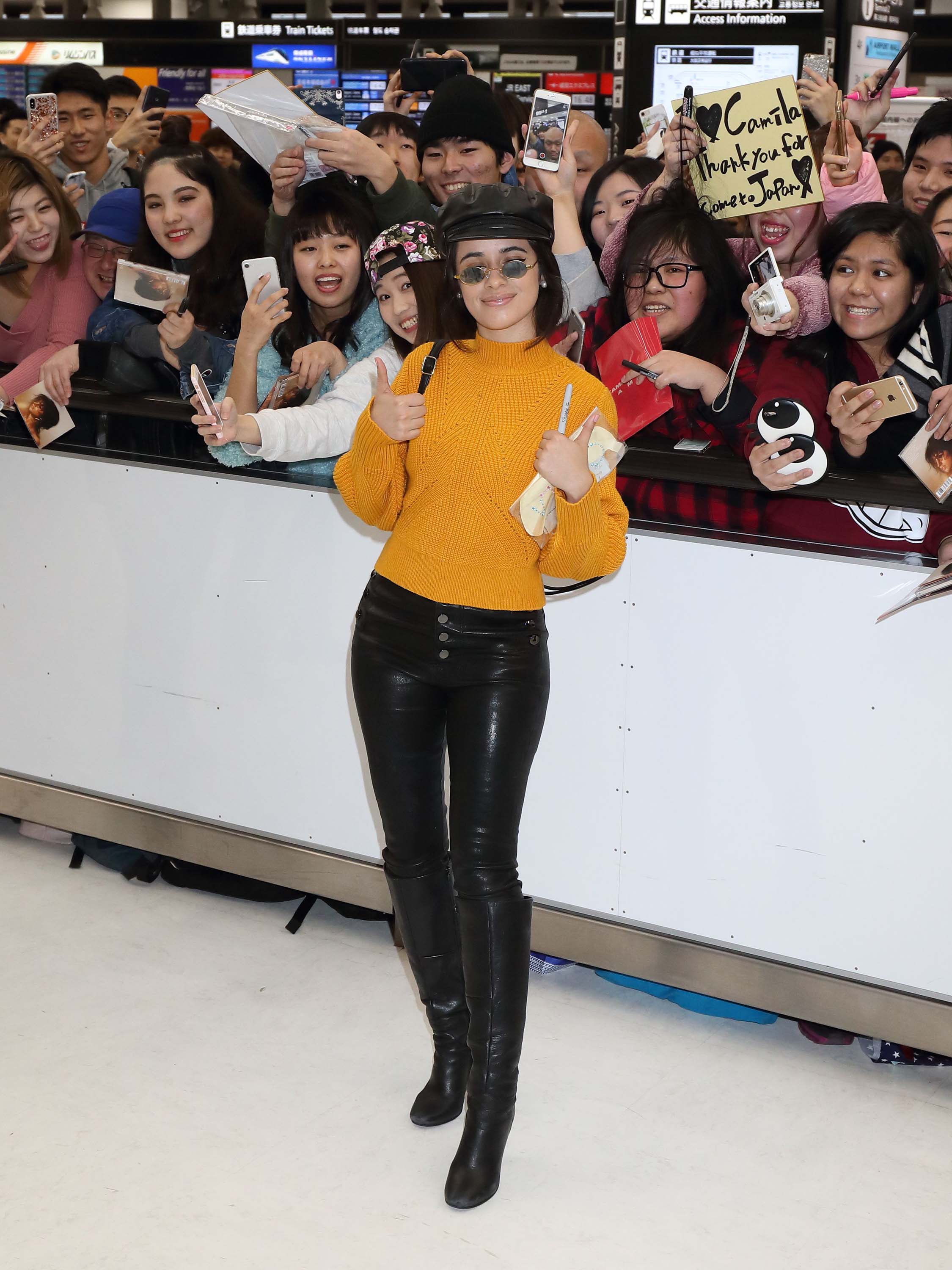 Camila Cabello at Narita International Airport