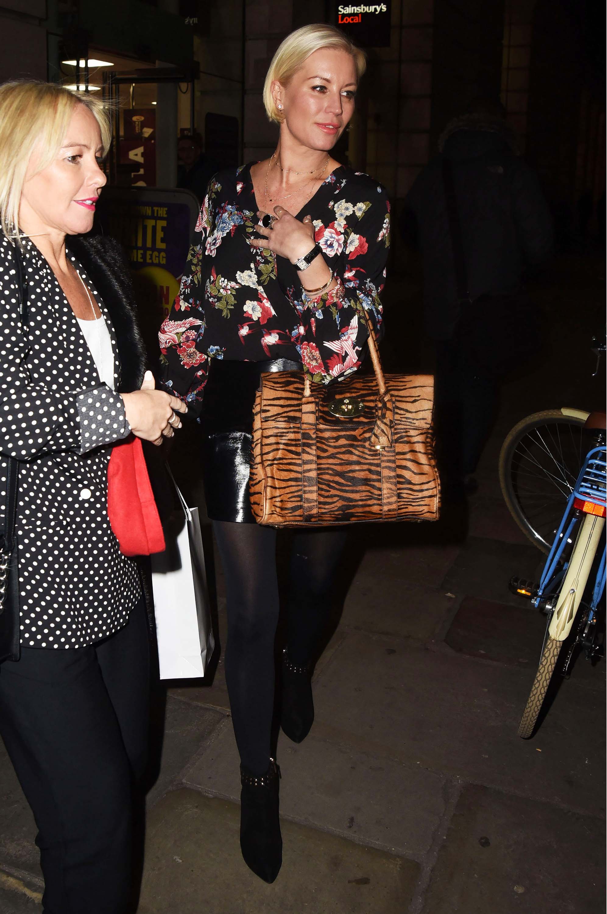 Denise Van Outen arriving at Hello Love Robinsons event