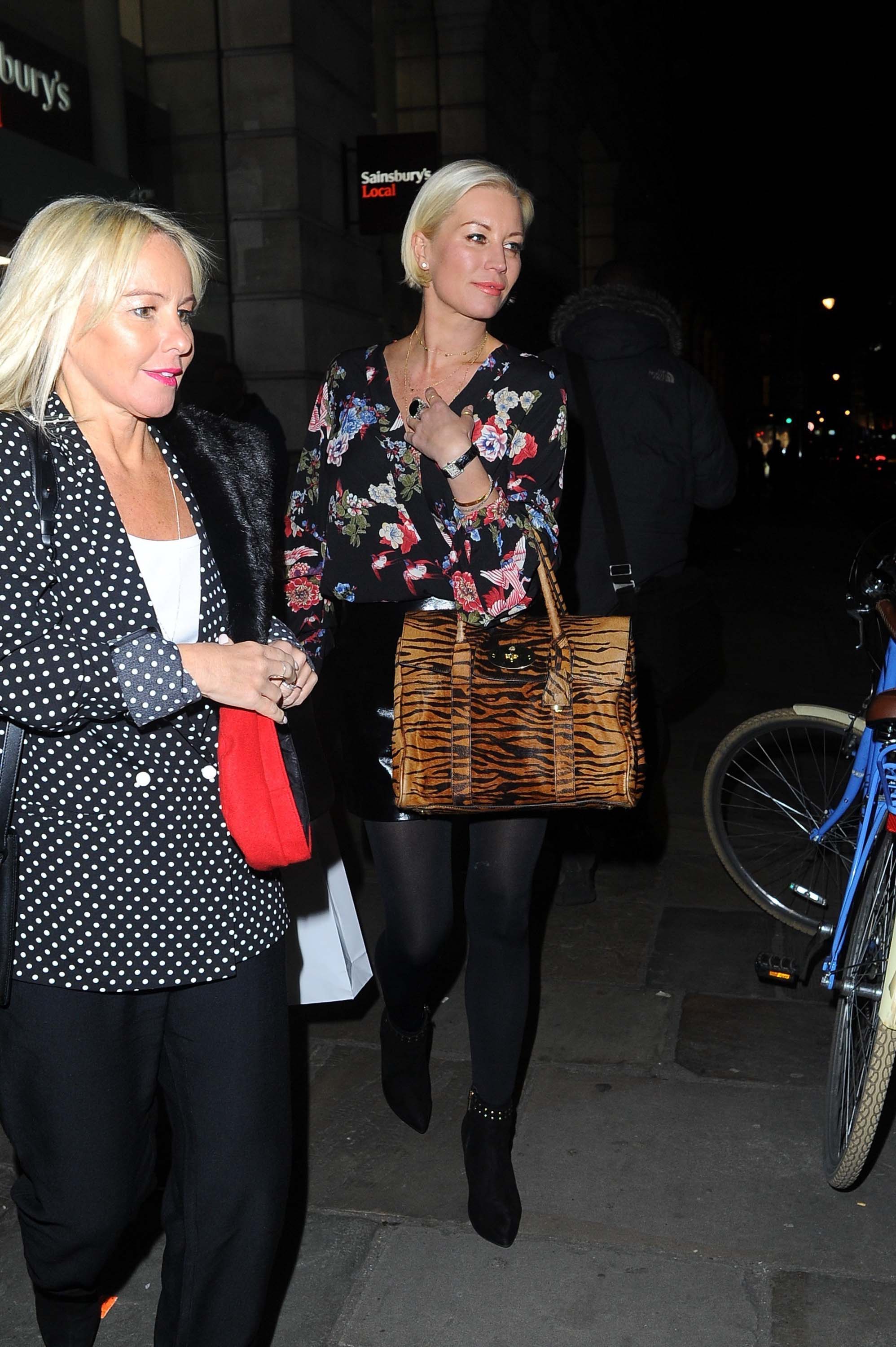 Denise Van Outen arriving at Hello Love Robinsons event