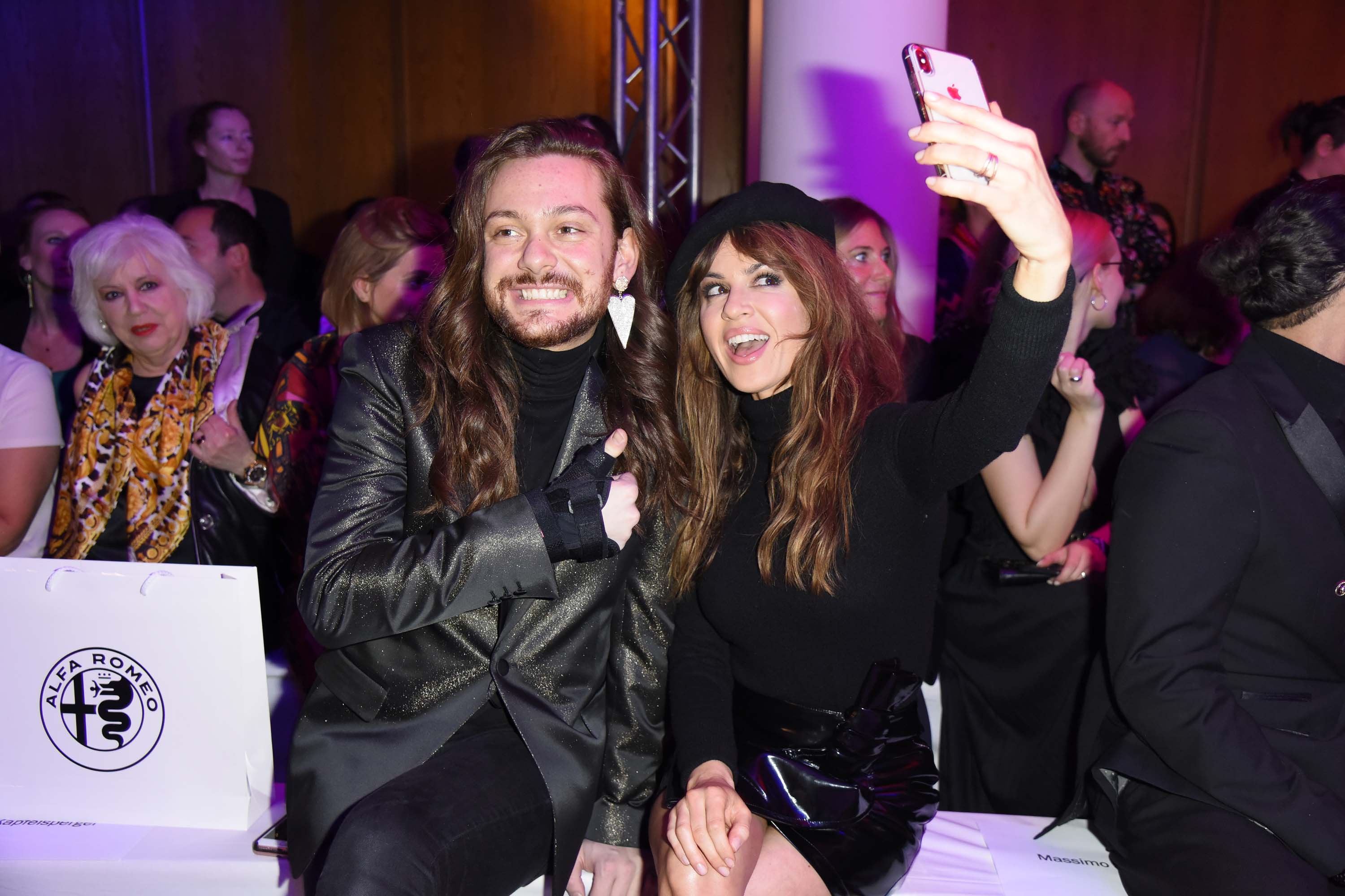 Natalia Avelon during the Gianni Versace Retrospective opening