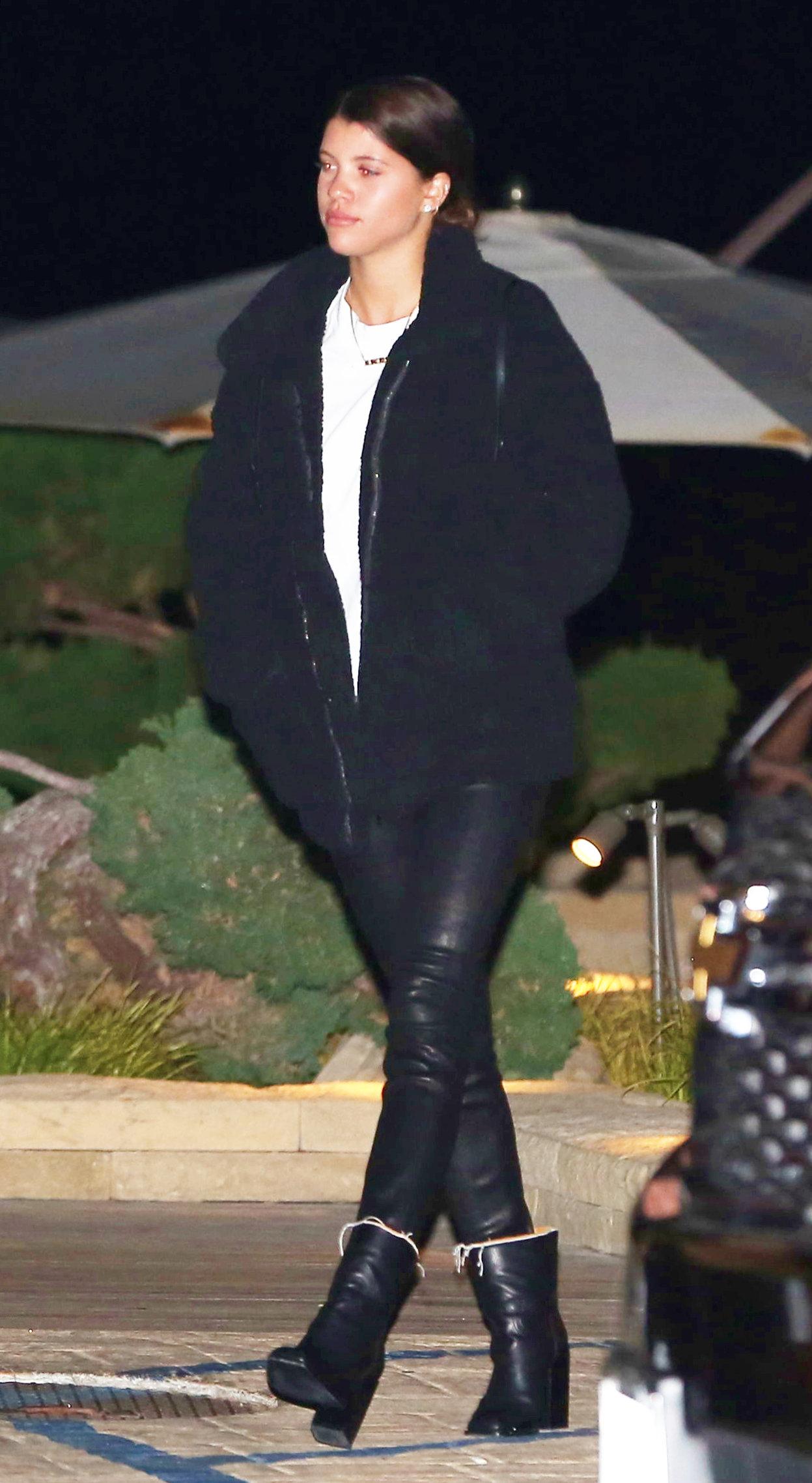 Sofia Richie at Nobu in Malibu