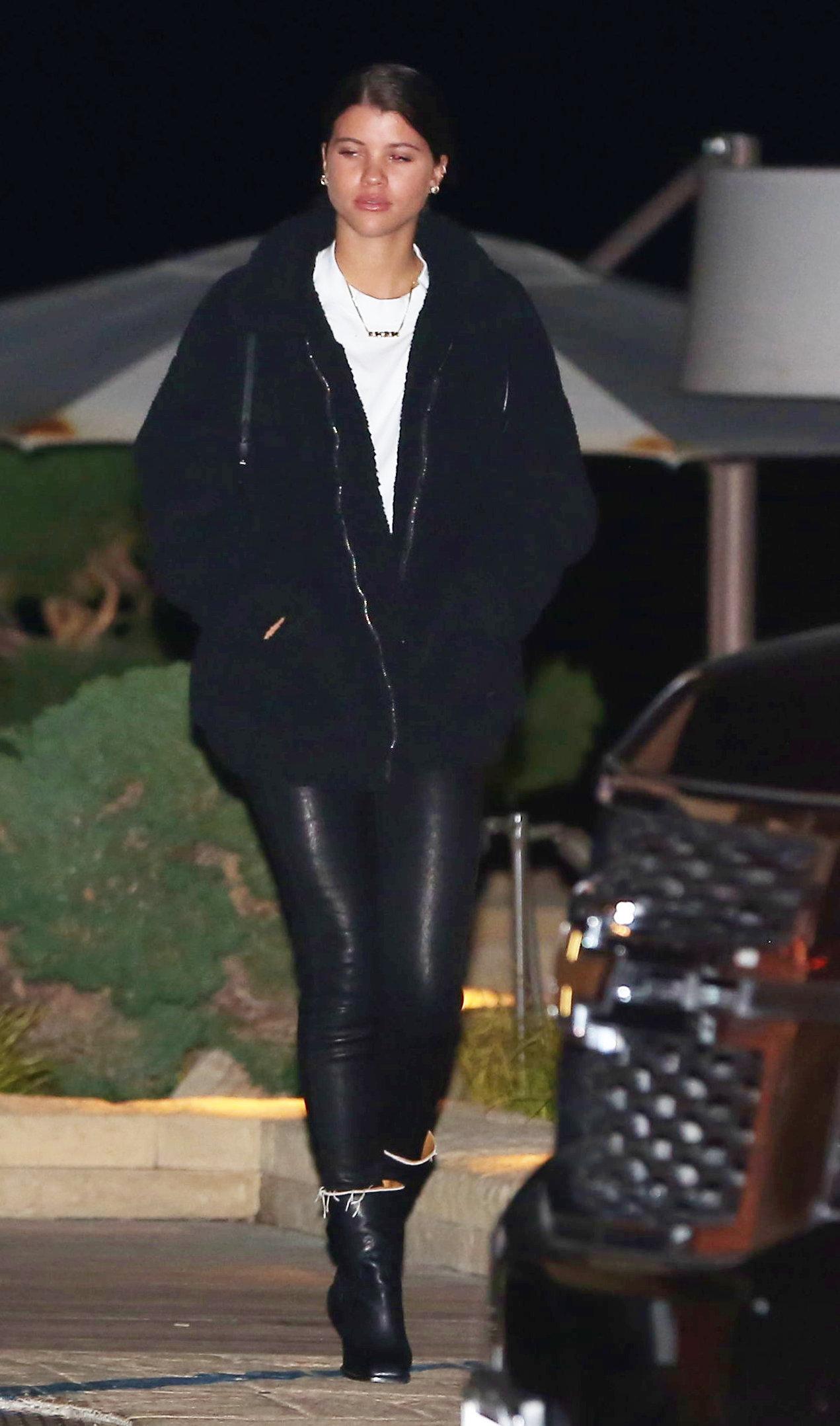 Sofia Richie at Nobu in Malibu