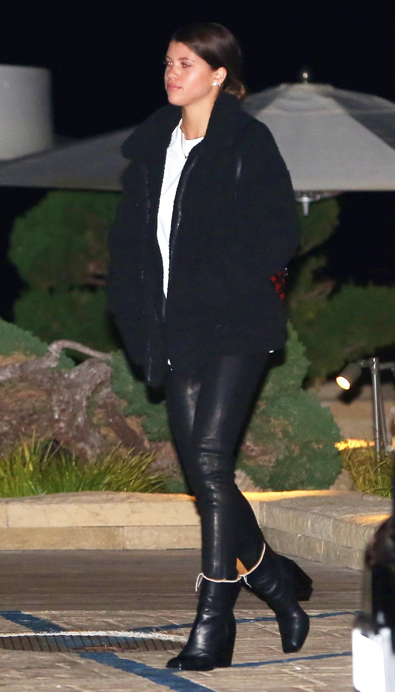 Sofia Richie at Nobu in Malibu