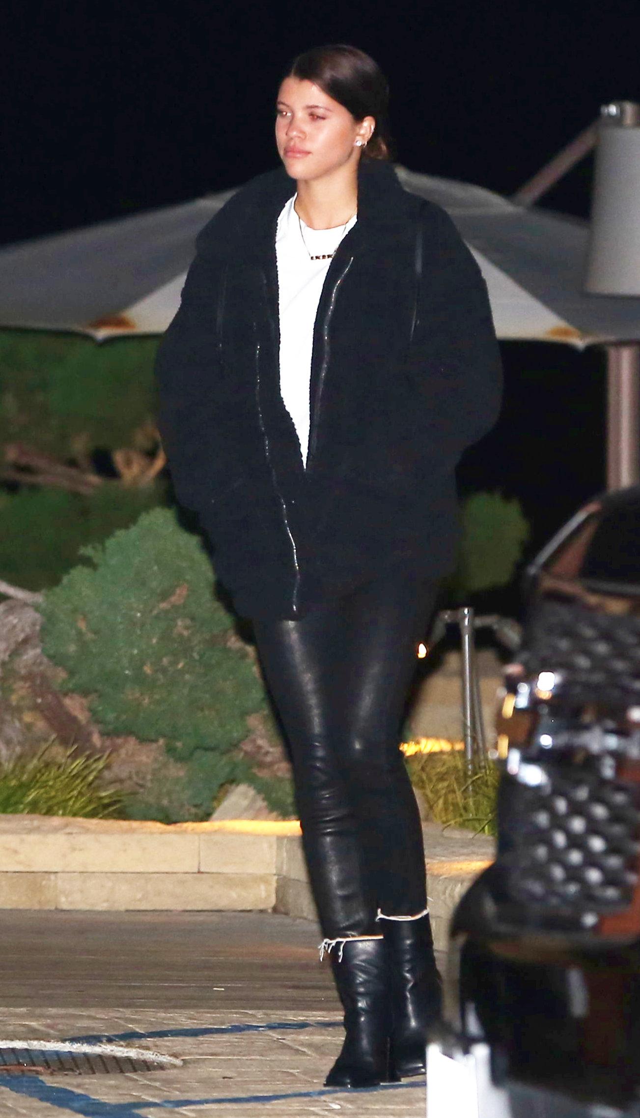 Sofia Richie at Nobu in Malibu