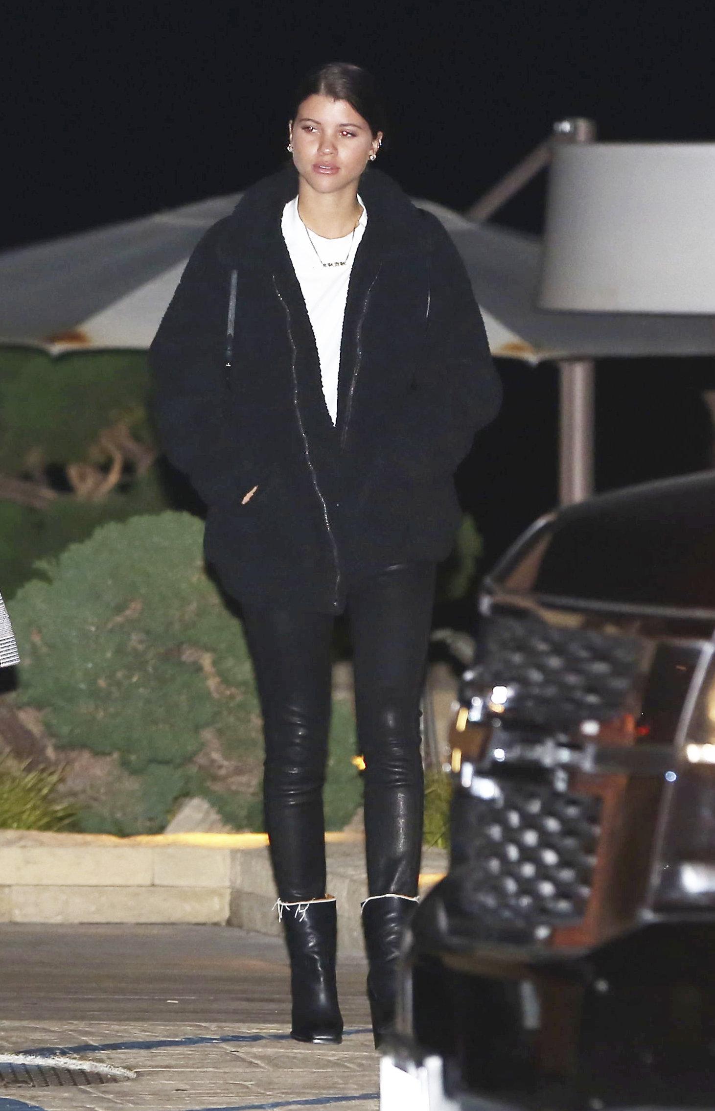 Sofia Richie at Nobu in Malibu