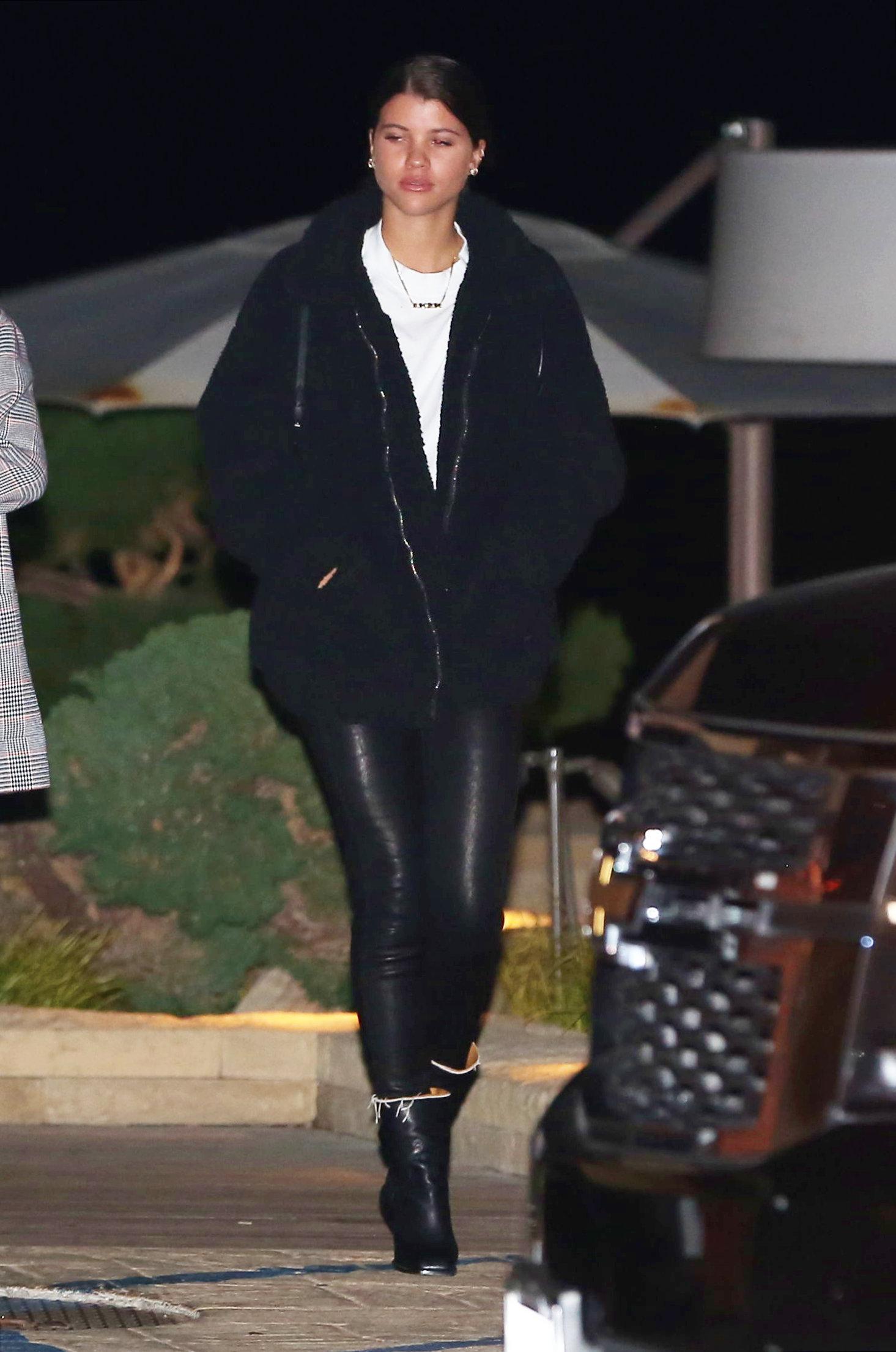 Sofia Richie at Nobu in Malibu