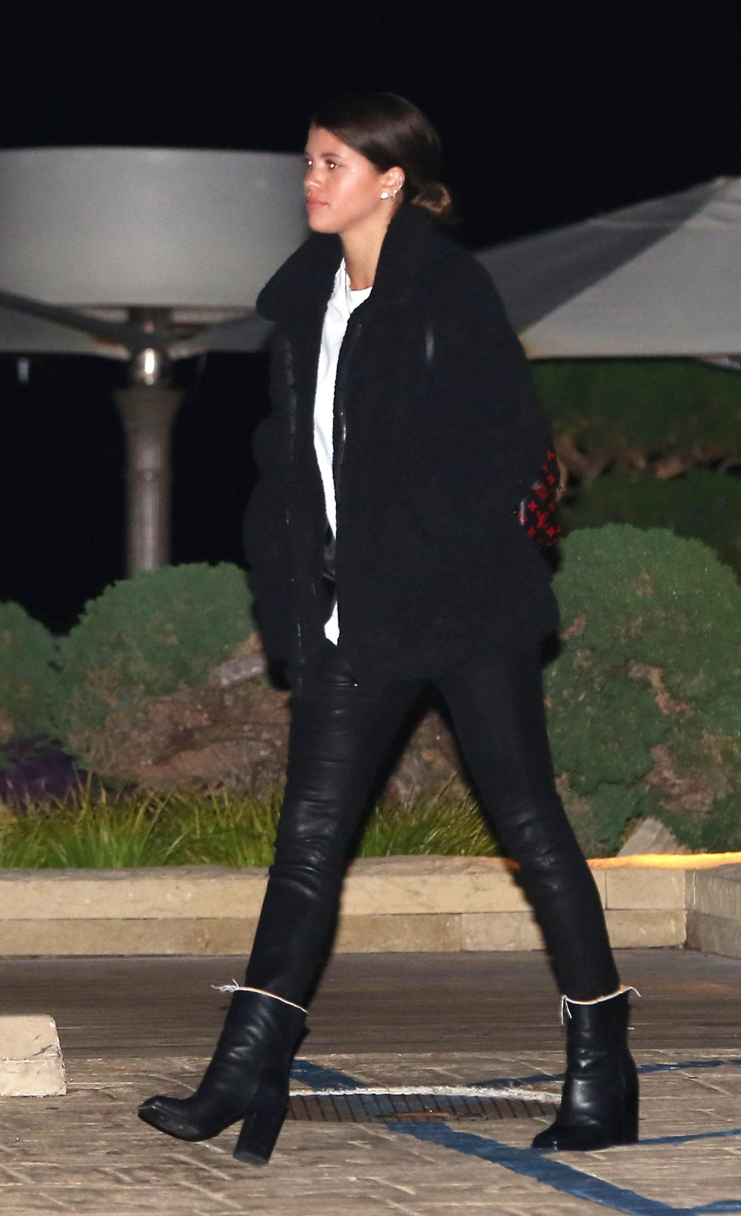 Sofia Richie at Nobu in Malibu