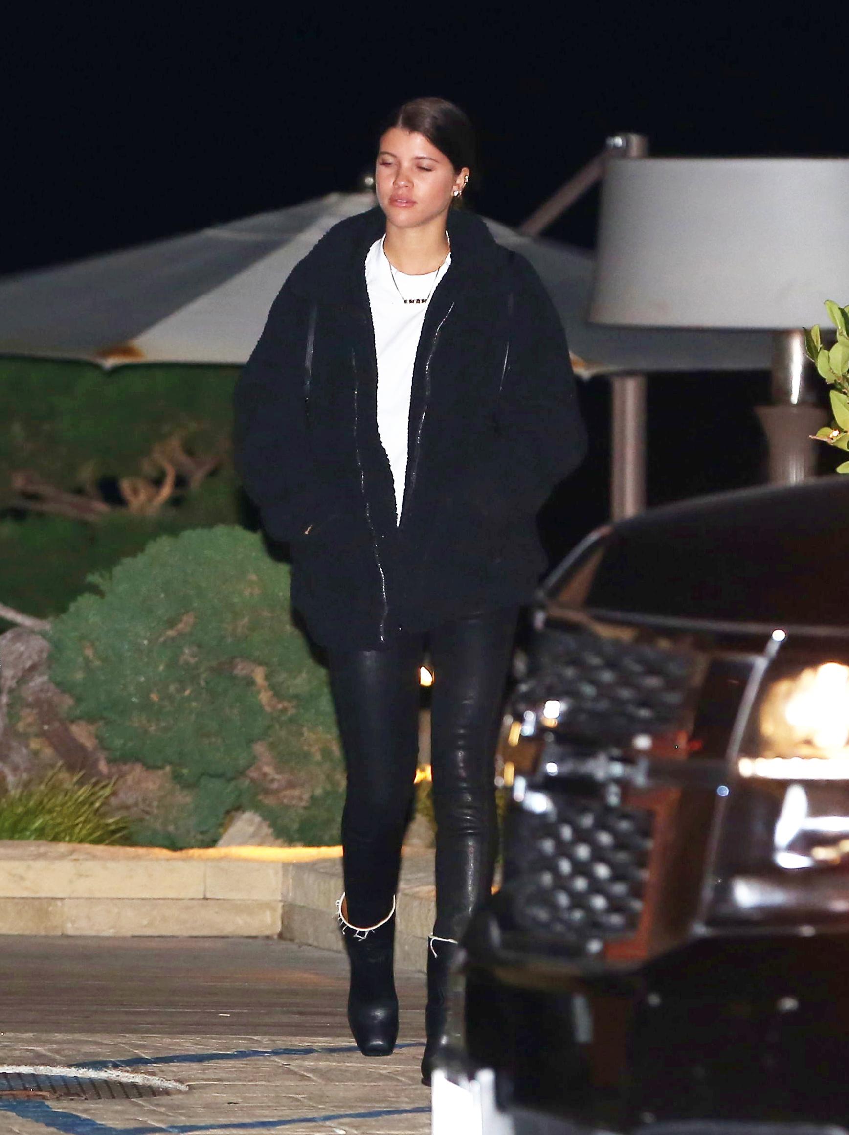 Sofia Richie at Nobu in Malibu