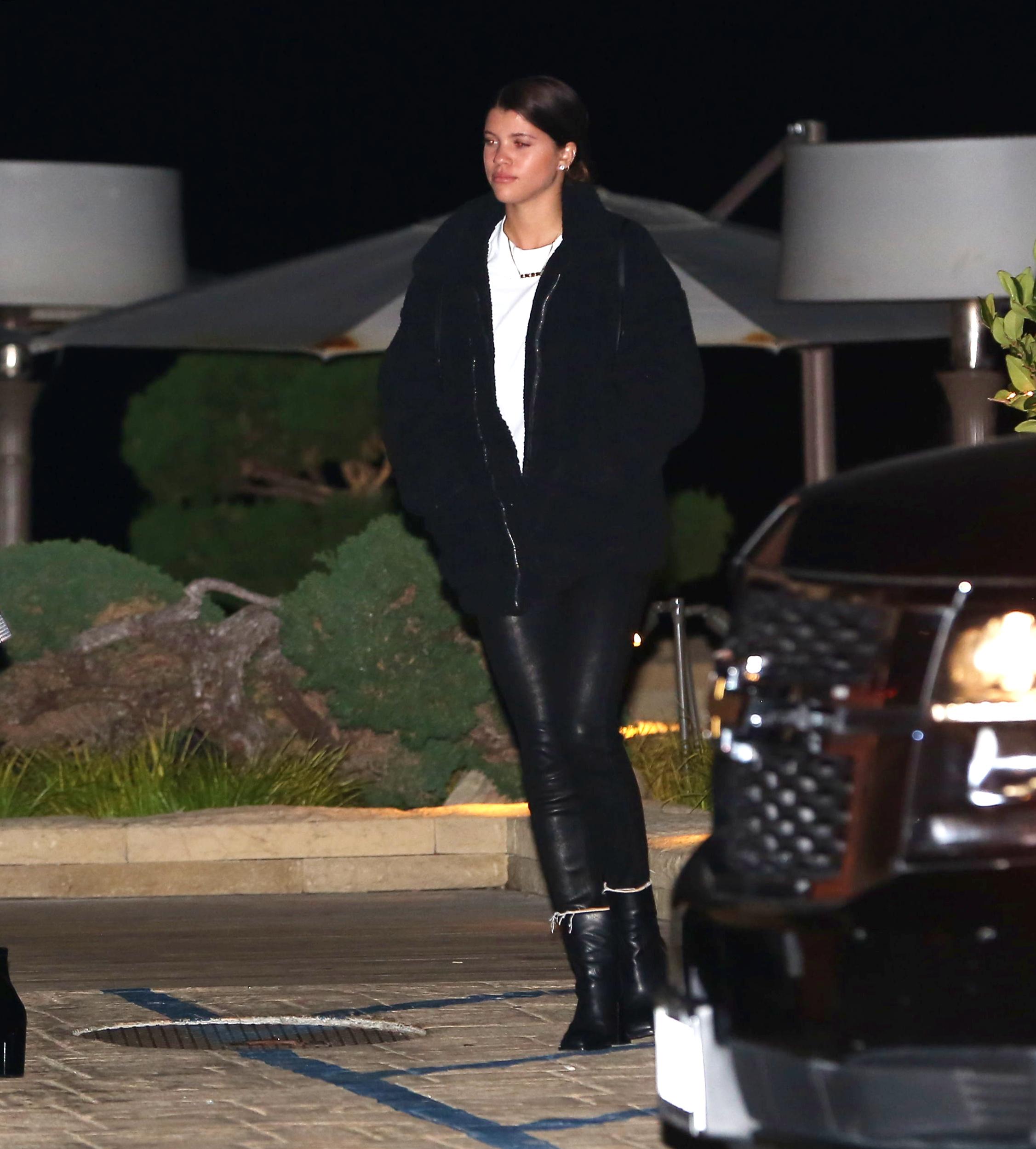 Sofia Richie at Nobu in Malibu