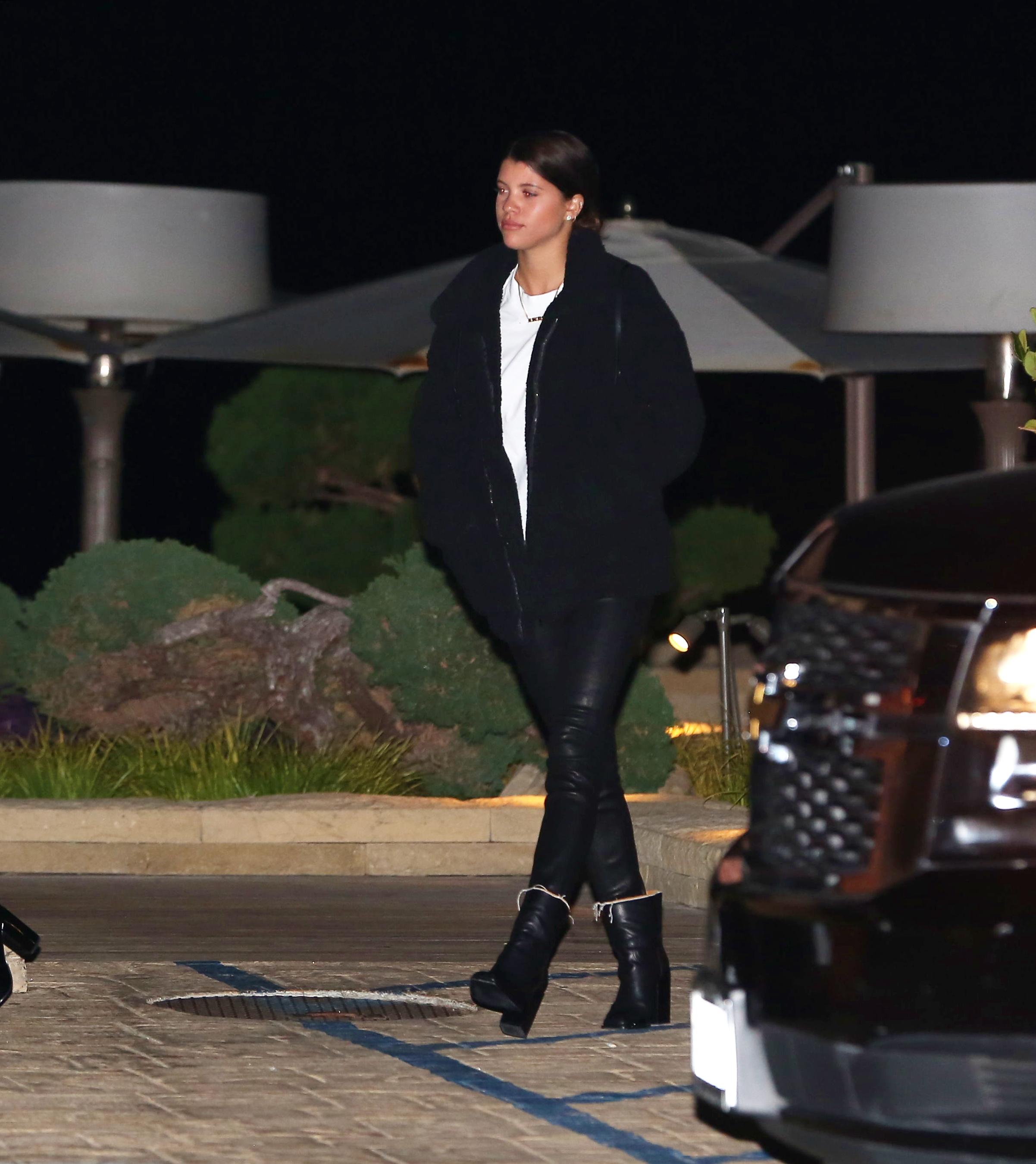 Sofia Richie at Nobu in Malibu