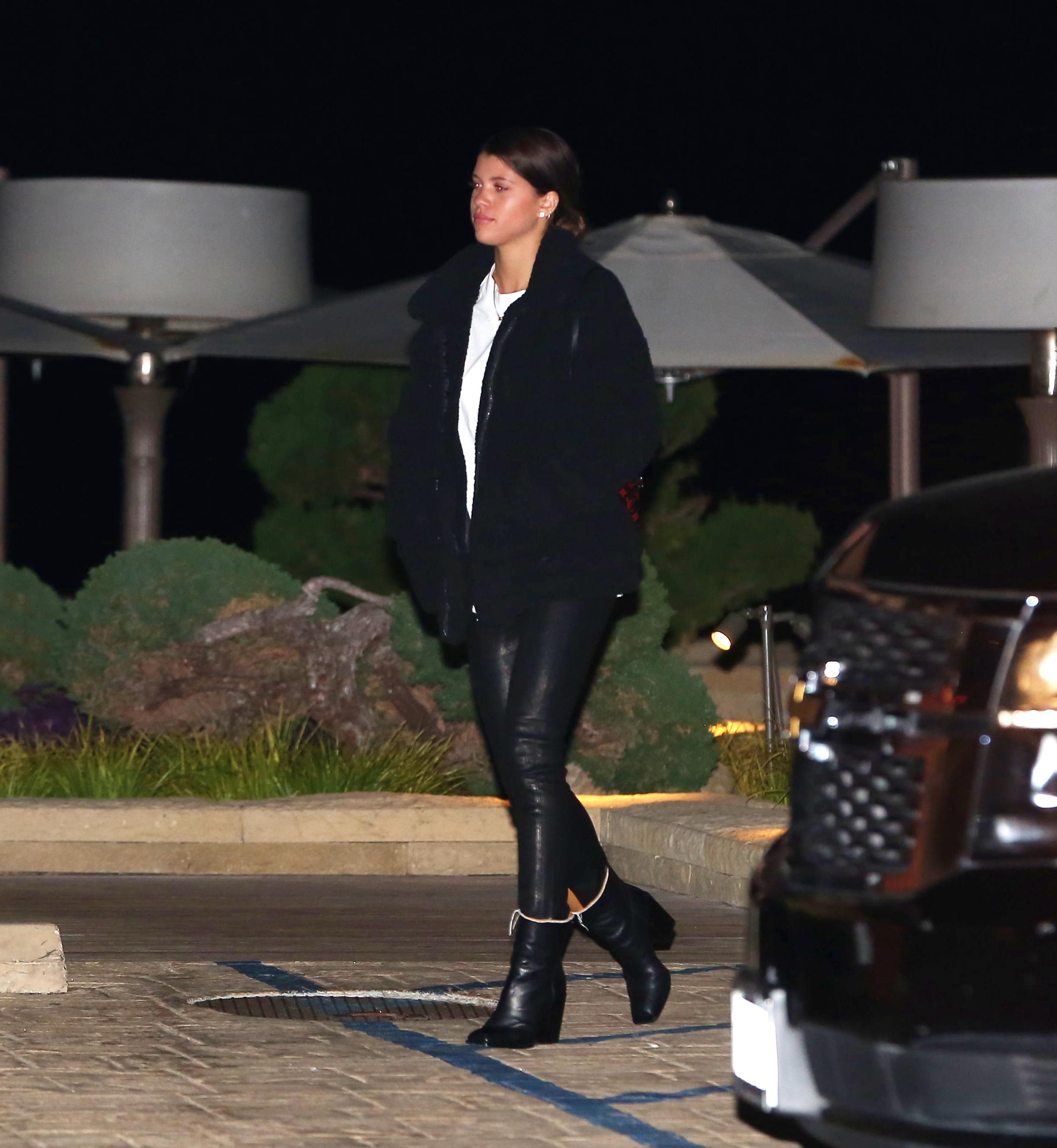 Sofia Richie at Nobu in Malibu