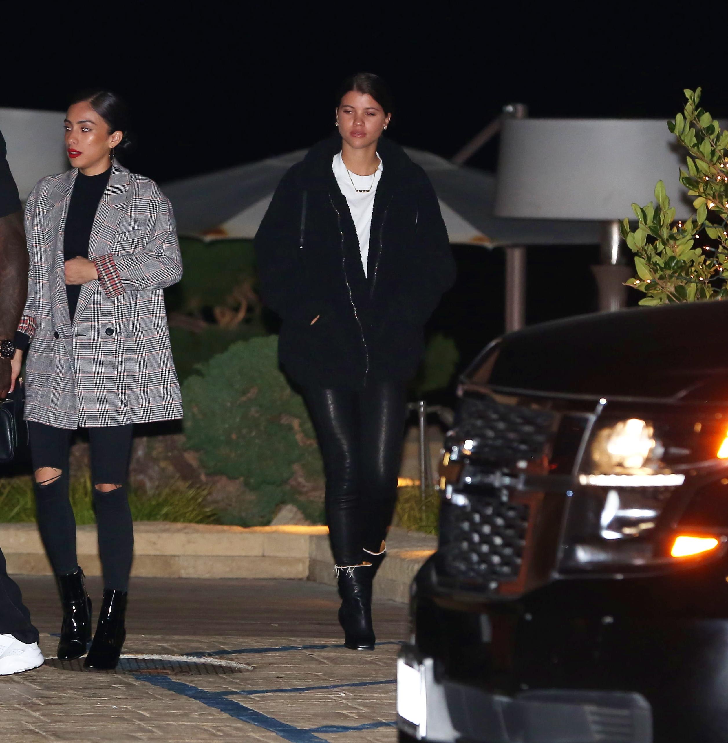 Sofia Richie at Nobu in Malibu