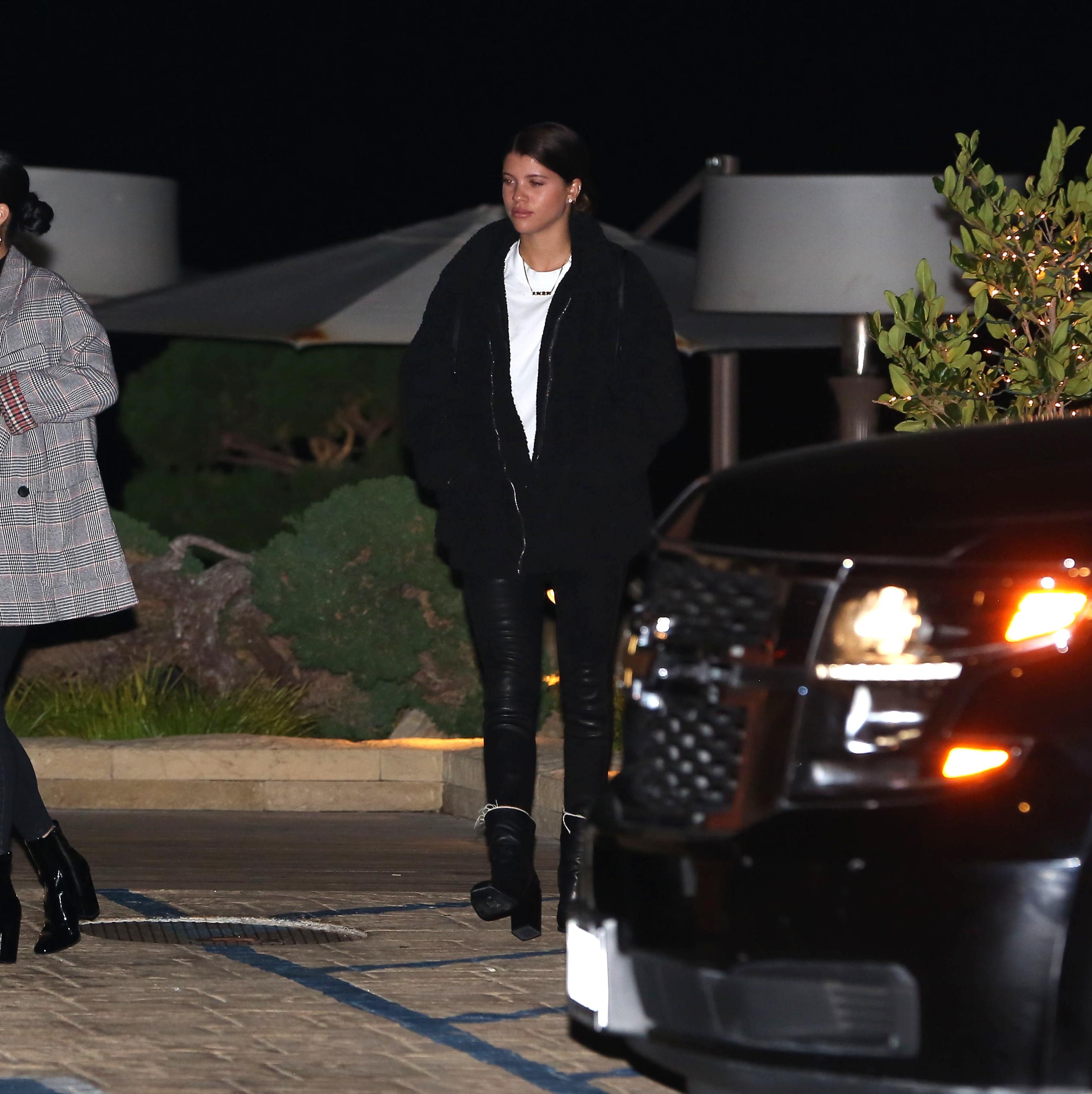 Sofia Richie at Nobu in Malibu