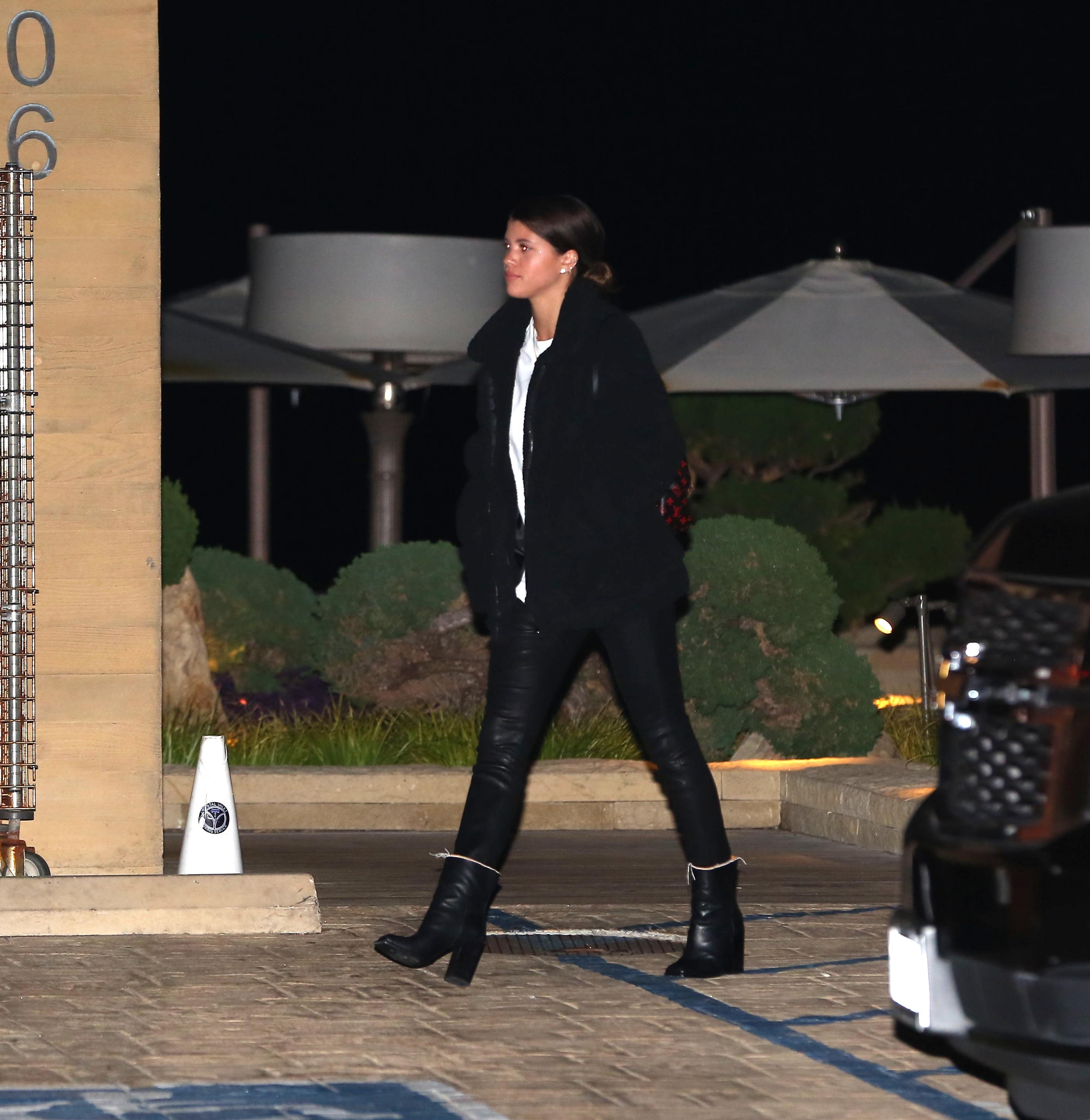 Sofia Richie at Nobu in Malibu