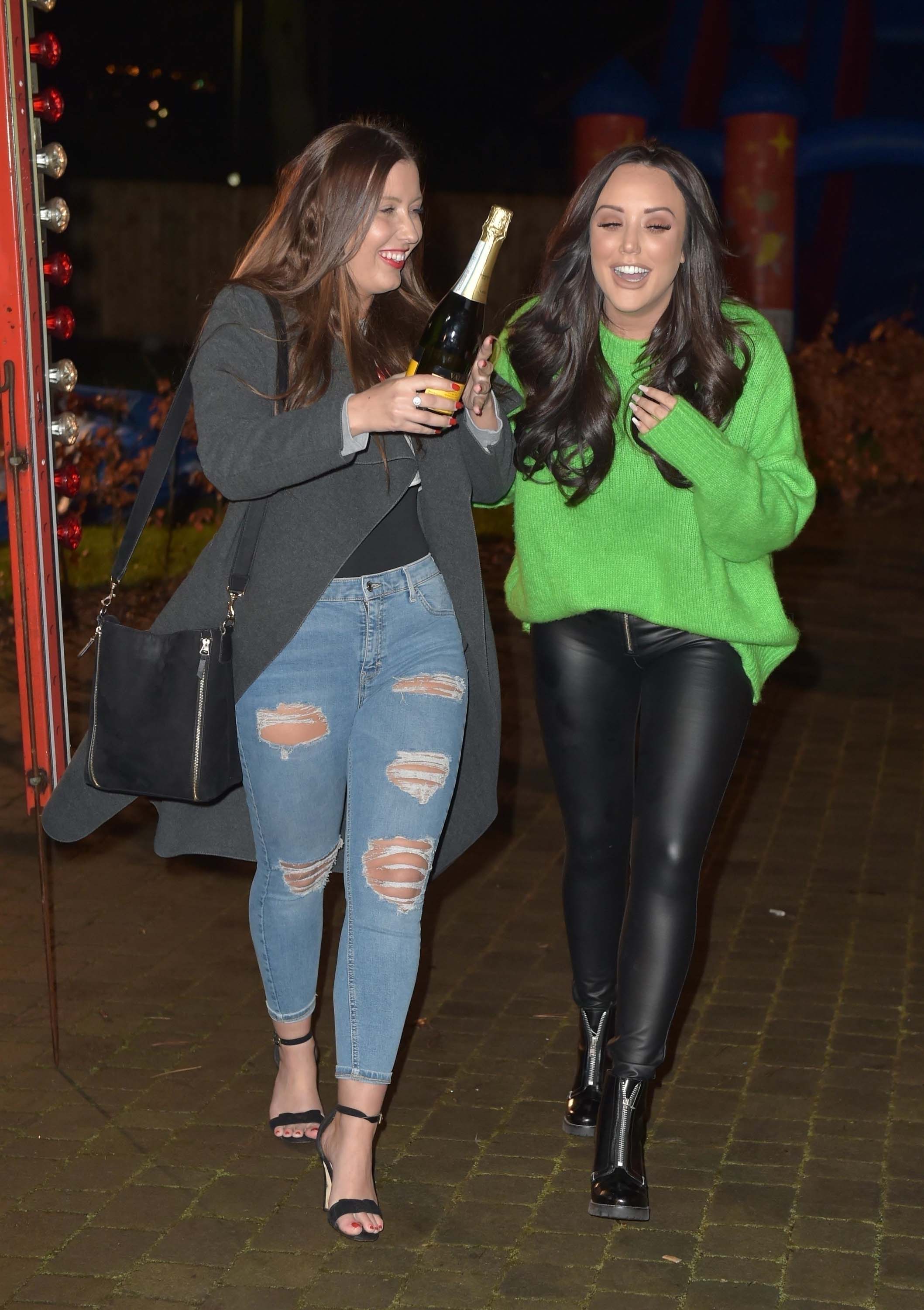 Charlotte Crosby at Birthday party at her mansion
