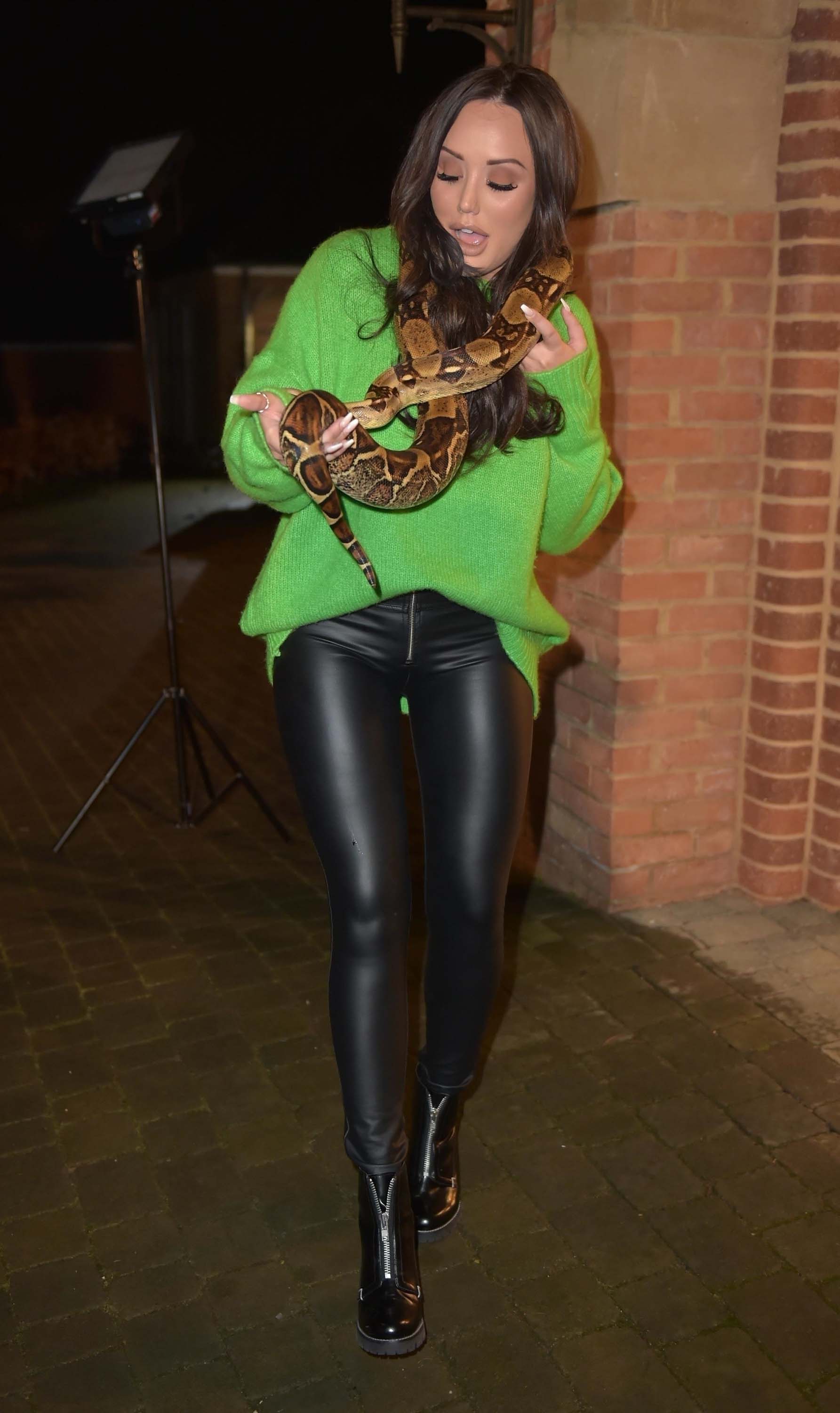 Charlotte Crosby at Birthday party at her mansion