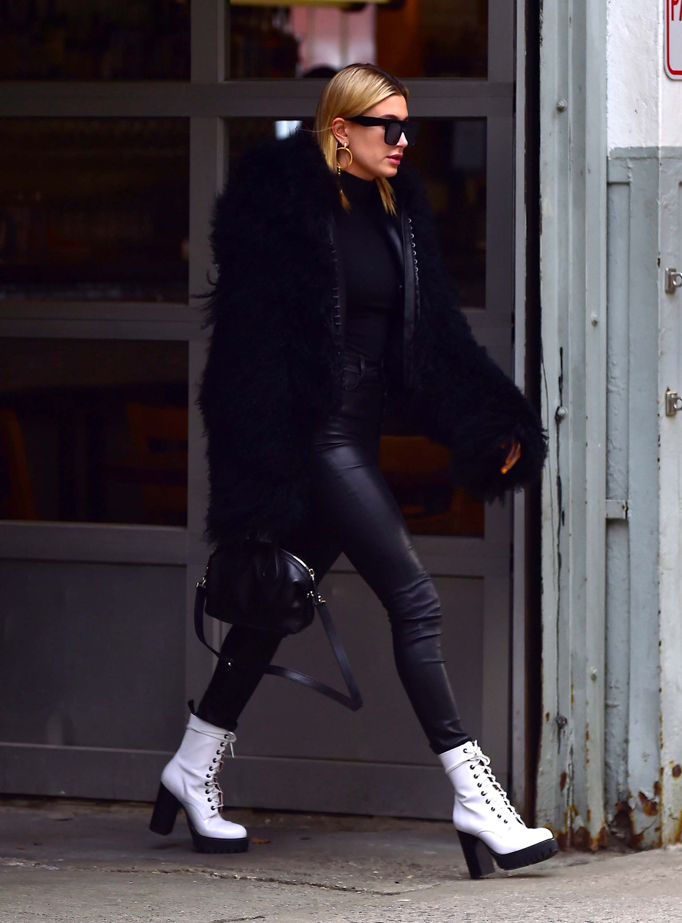 Hailey Baldwin out in NYC