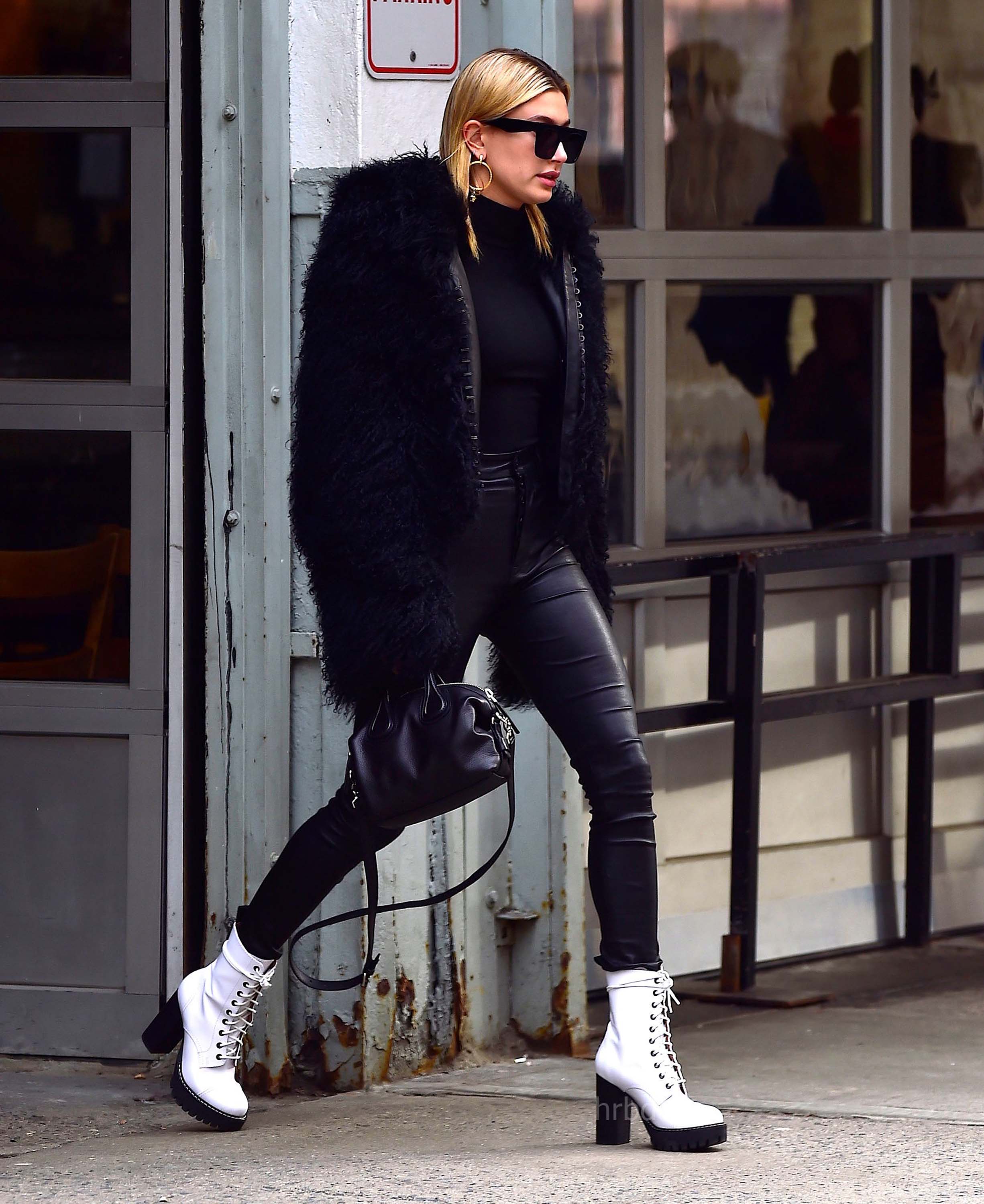 Hailey Baldwin out in NYC