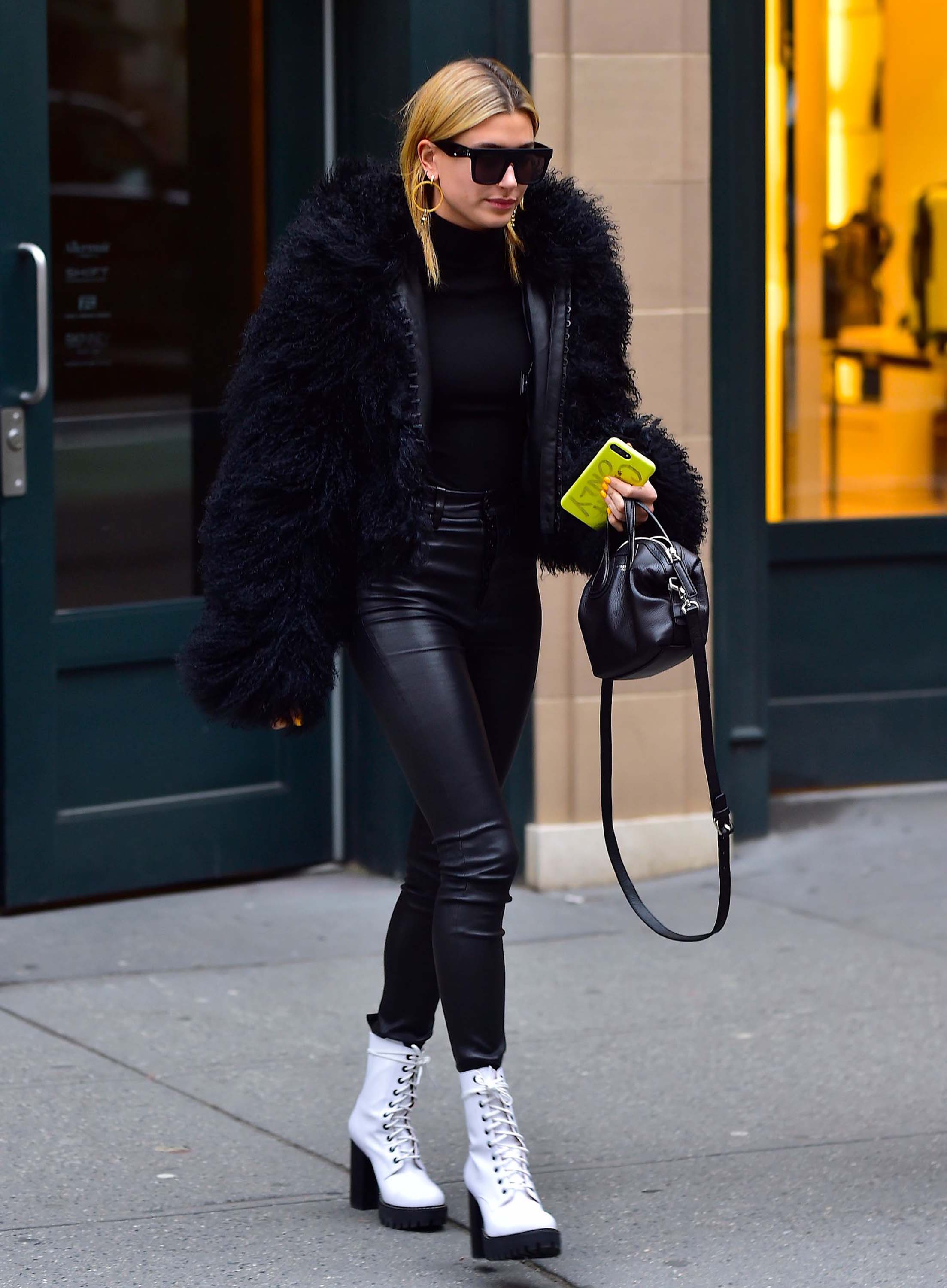 Hailey Baldwin out in NYC