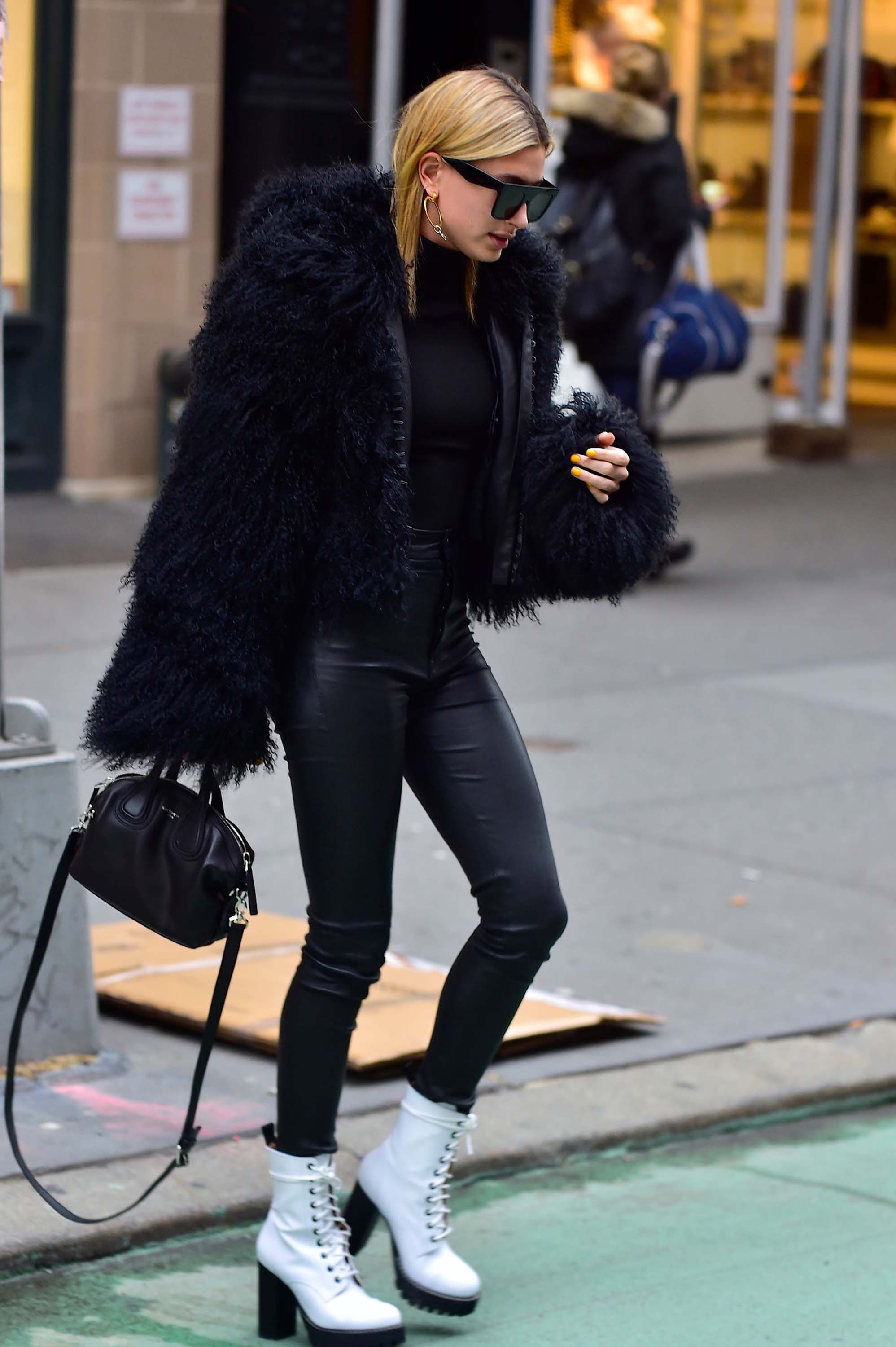 Hailey Baldwin out in NYC