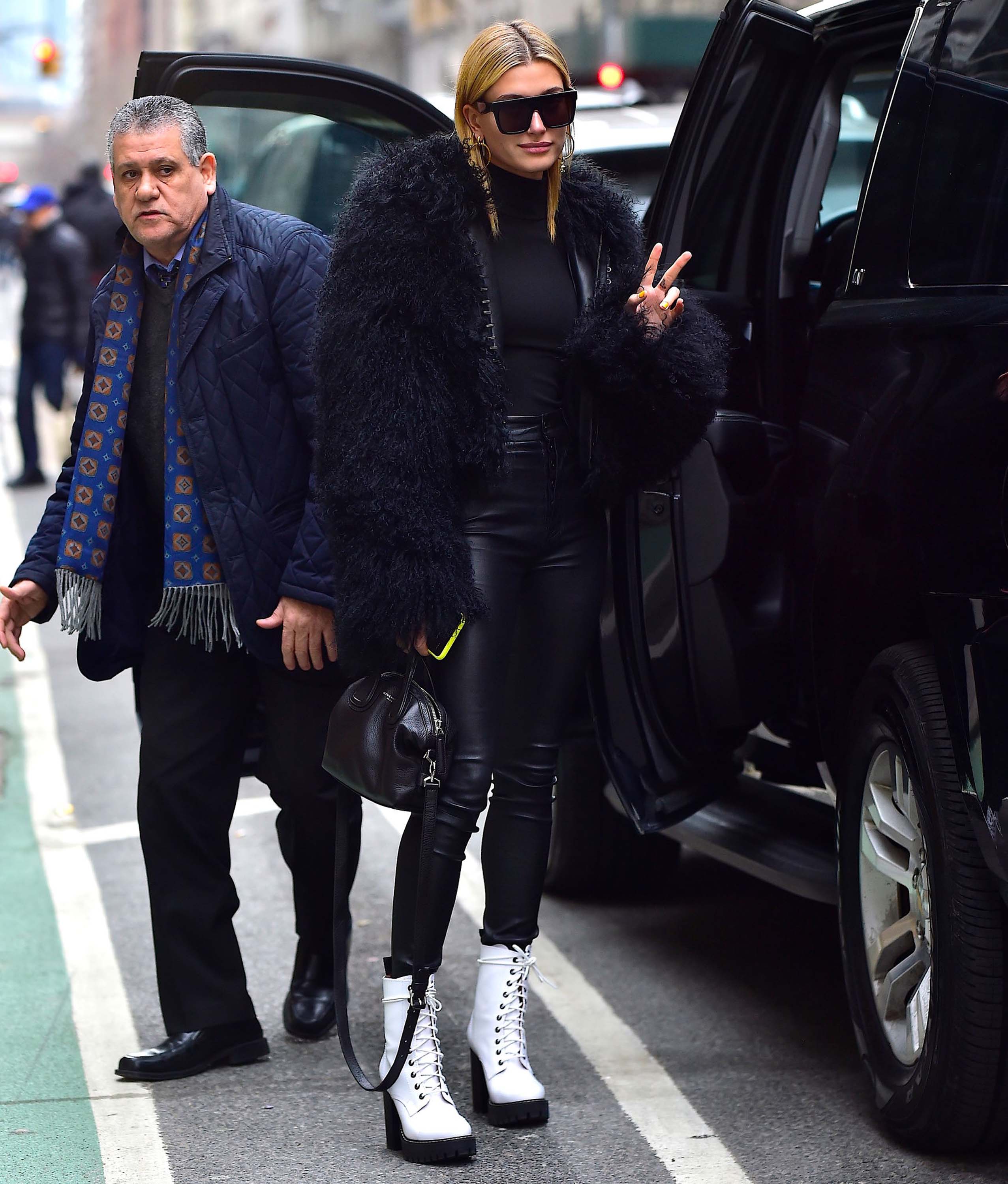 Hailey Baldwin out in NYC