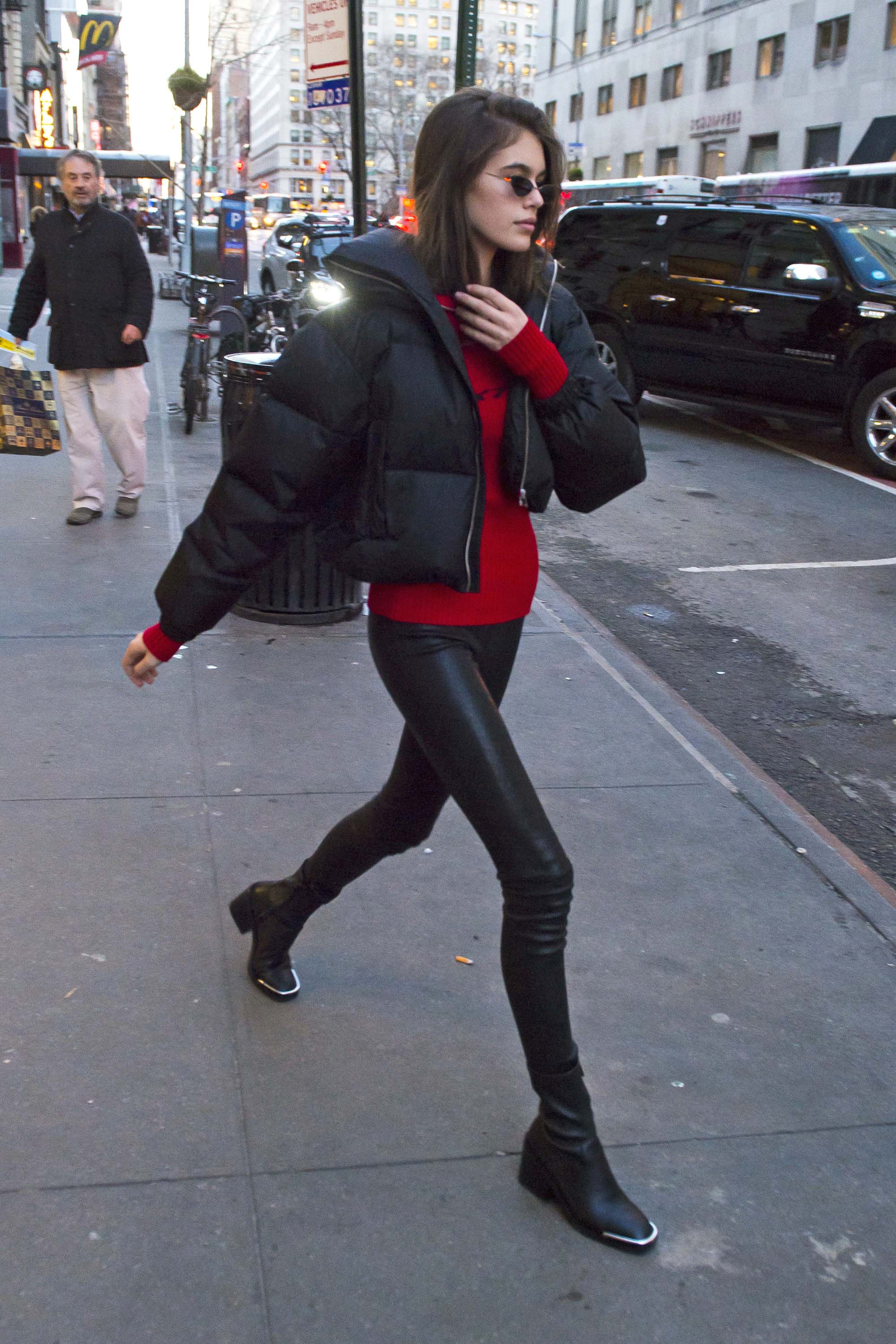 Kaia Gerber shopping in NYC