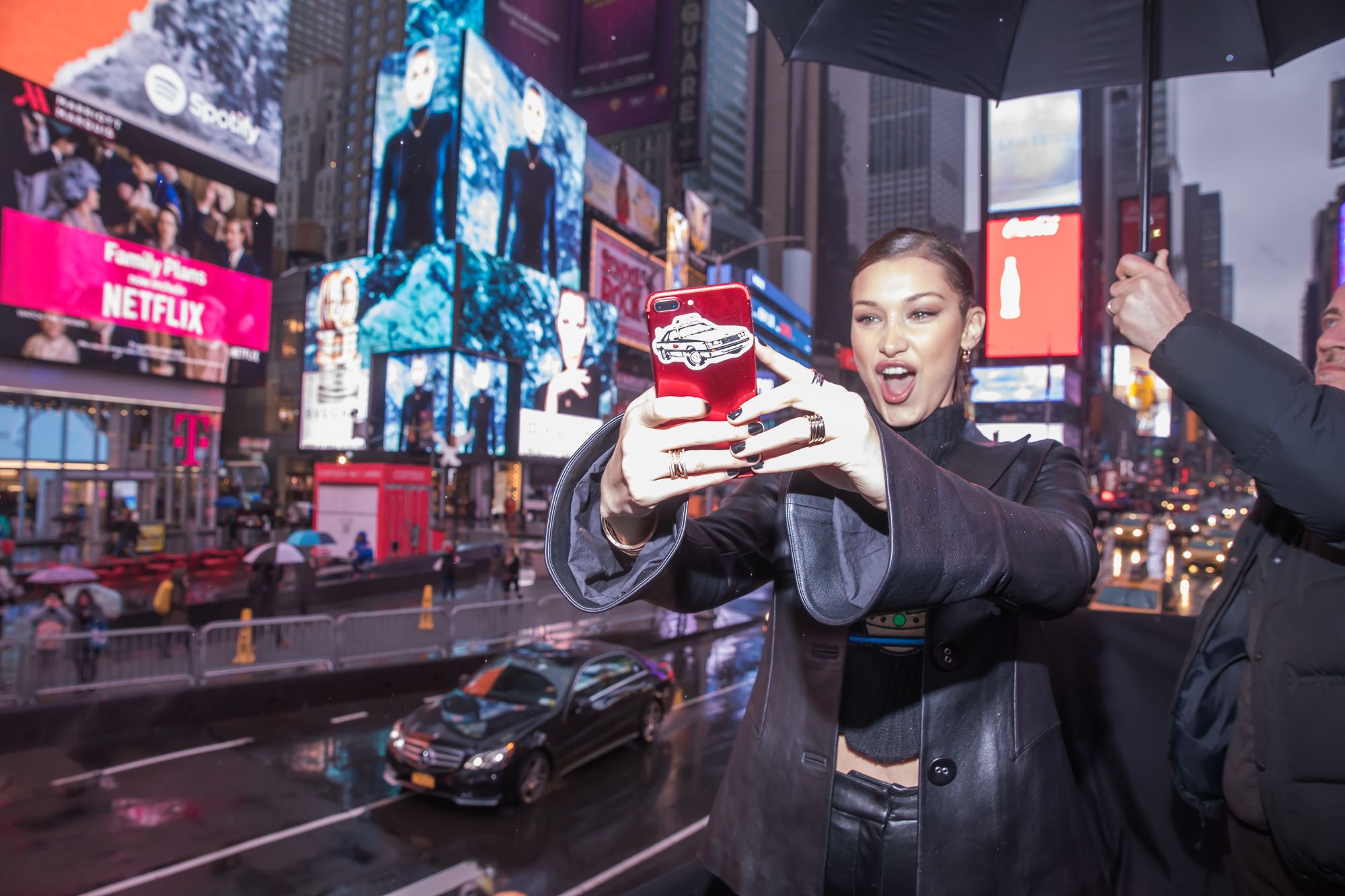 Bella Hadid leaves her apartment