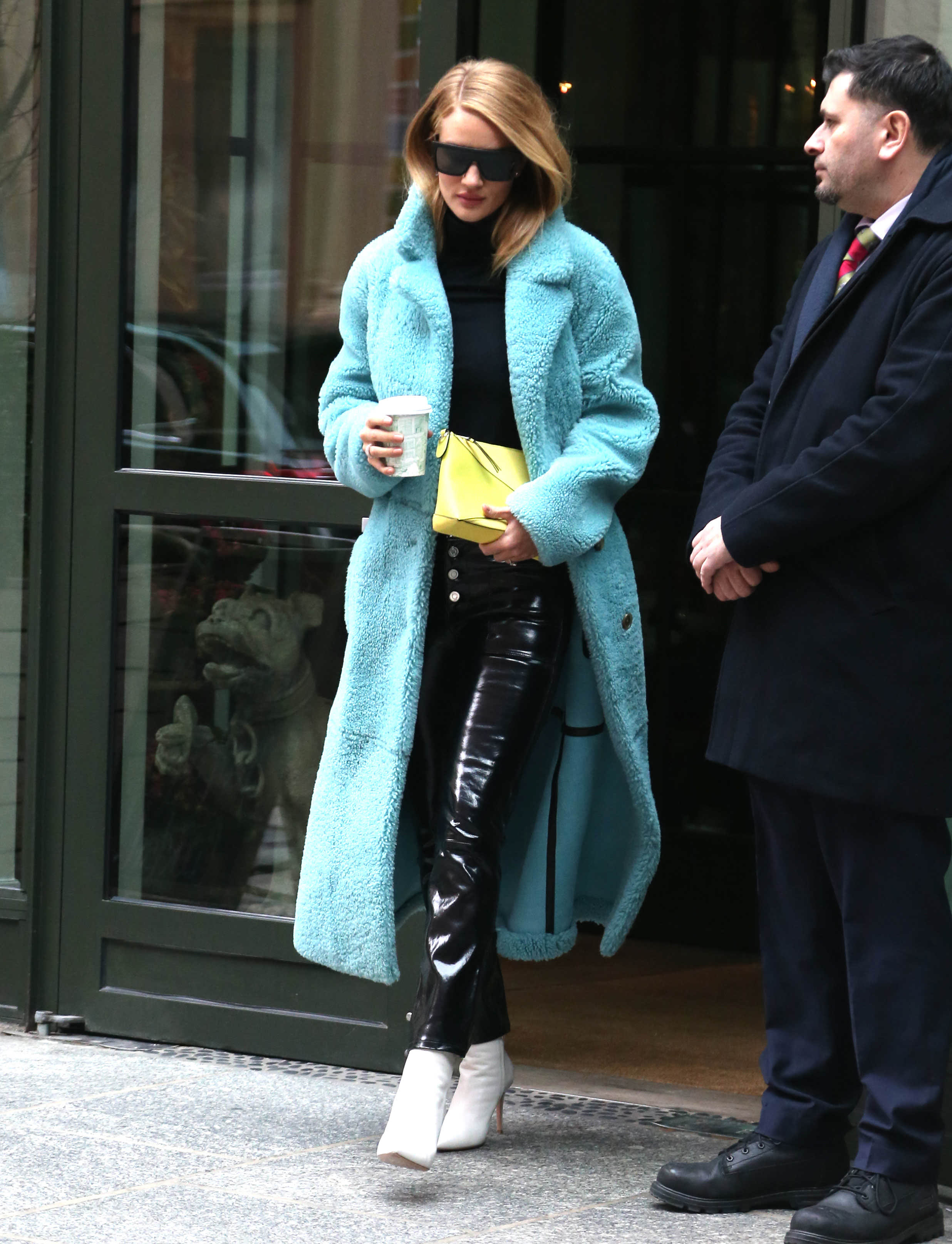 Rosie Huntington Whiteley out in New York City