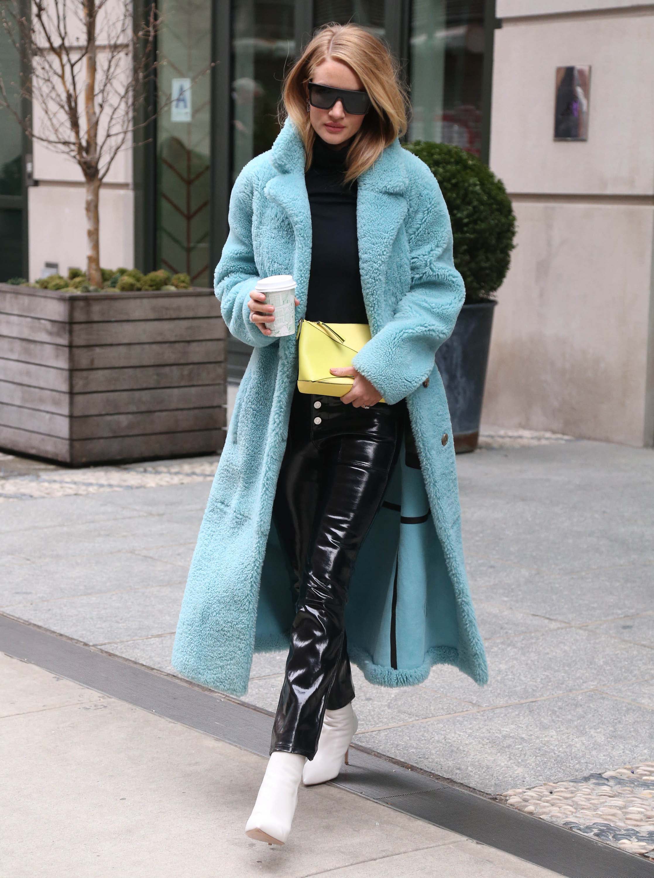 Rosie Huntington Whiteley out in New York City