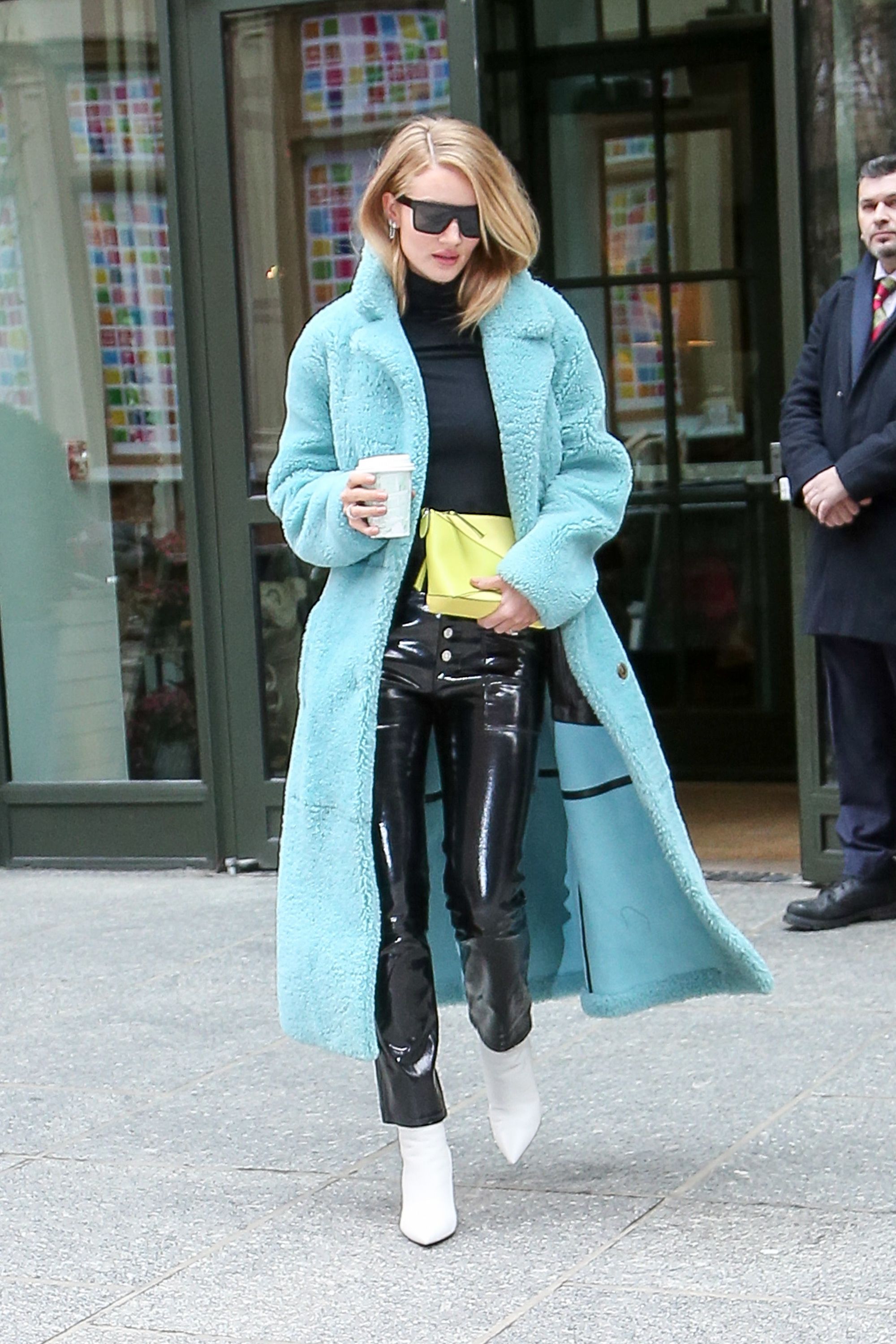 Rosie Huntington Whiteley out in New York City