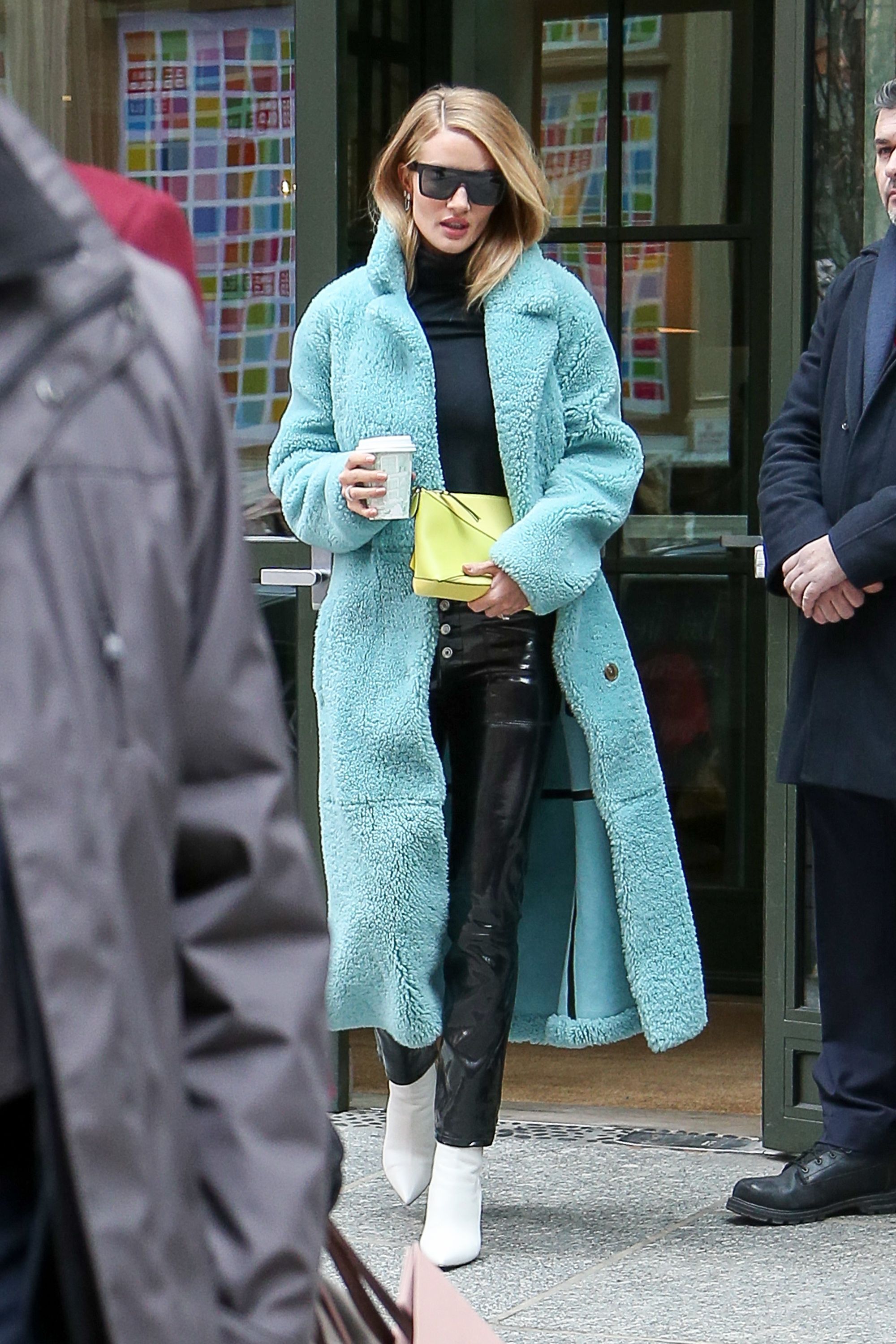 Rosie Huntington Whiteley out in New York City