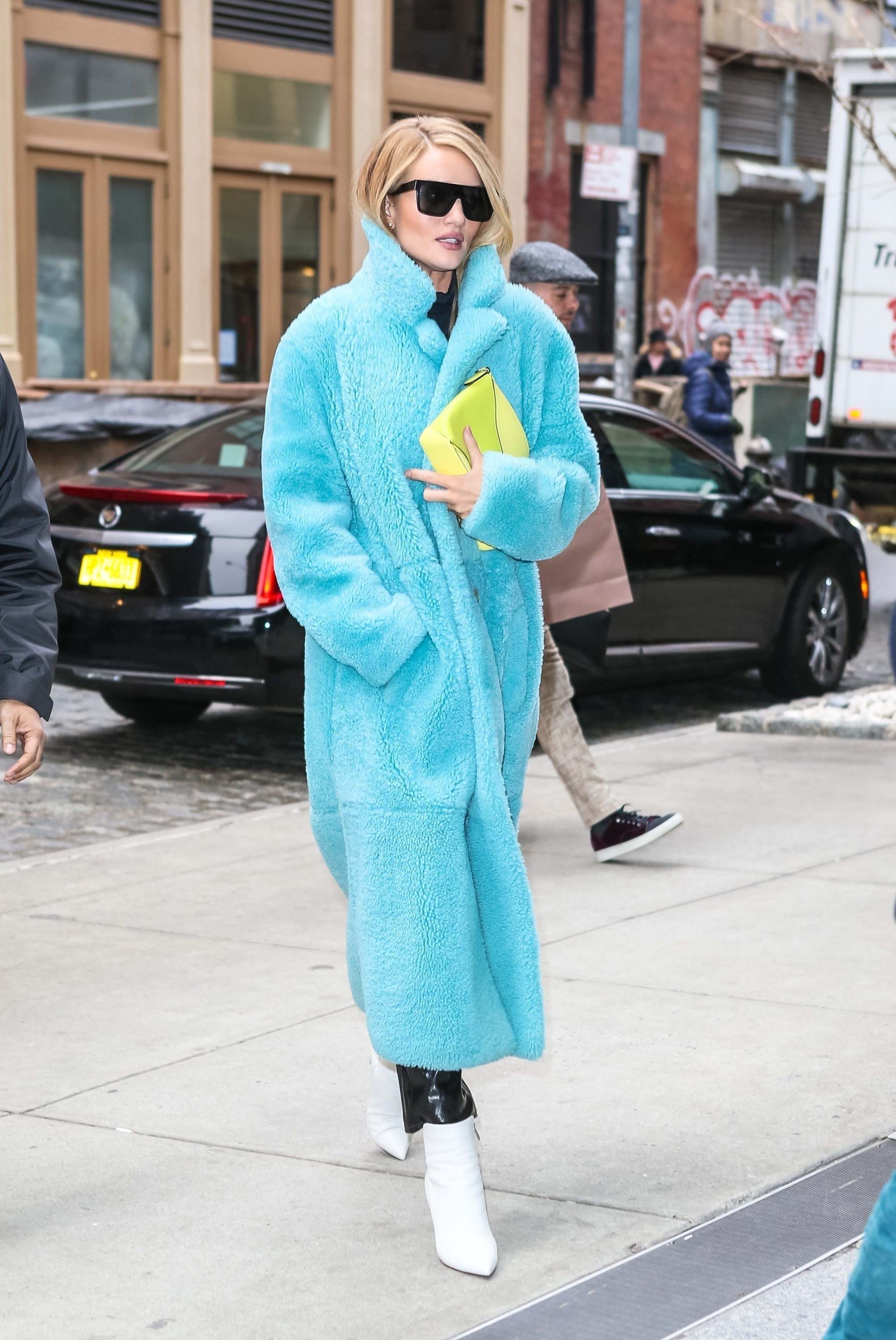 Rosie Huntington Whiteley out in New York City