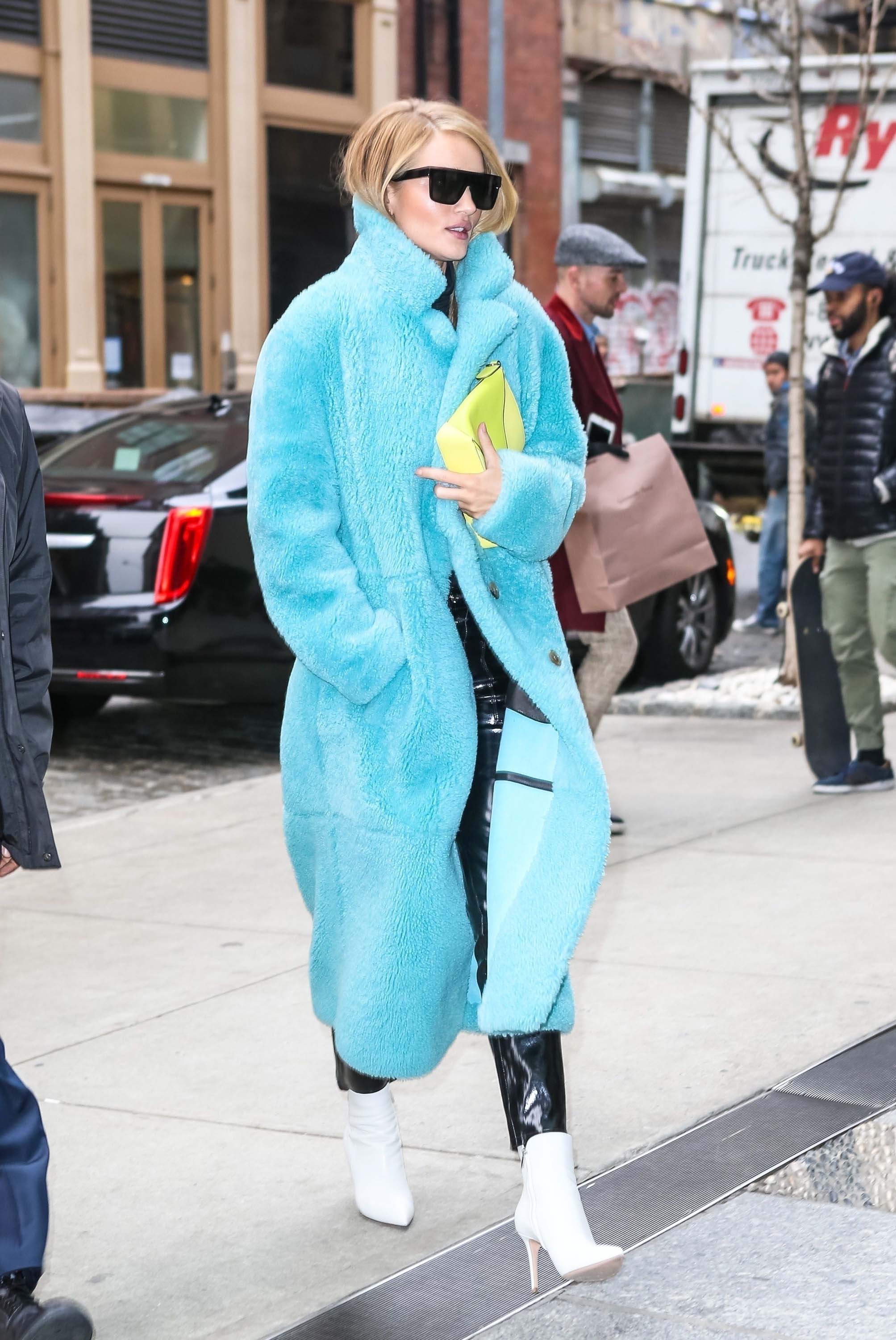 Rosie Huntington Whiteley out in New York City