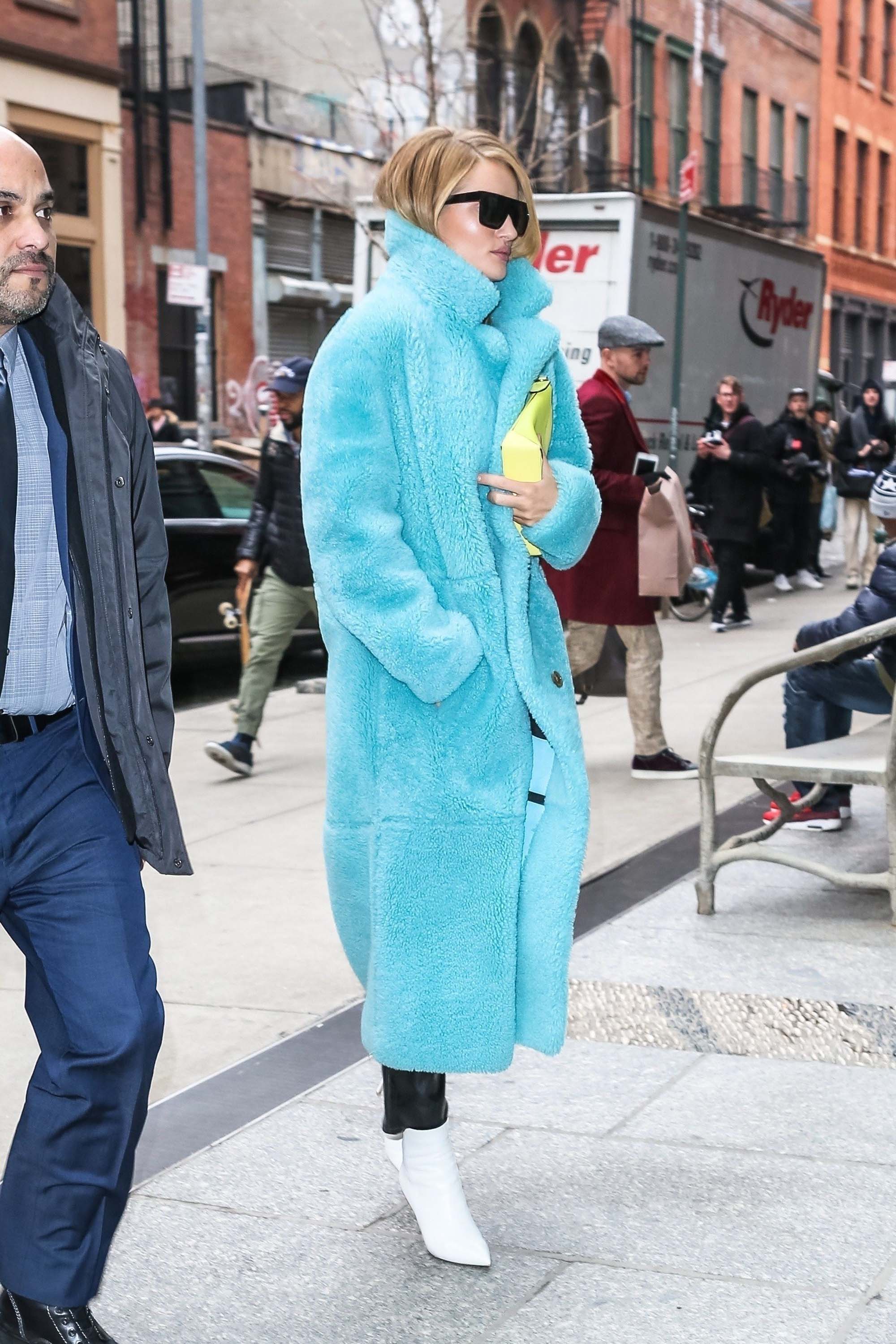 Rosie Huntington Whiteley out in New York City